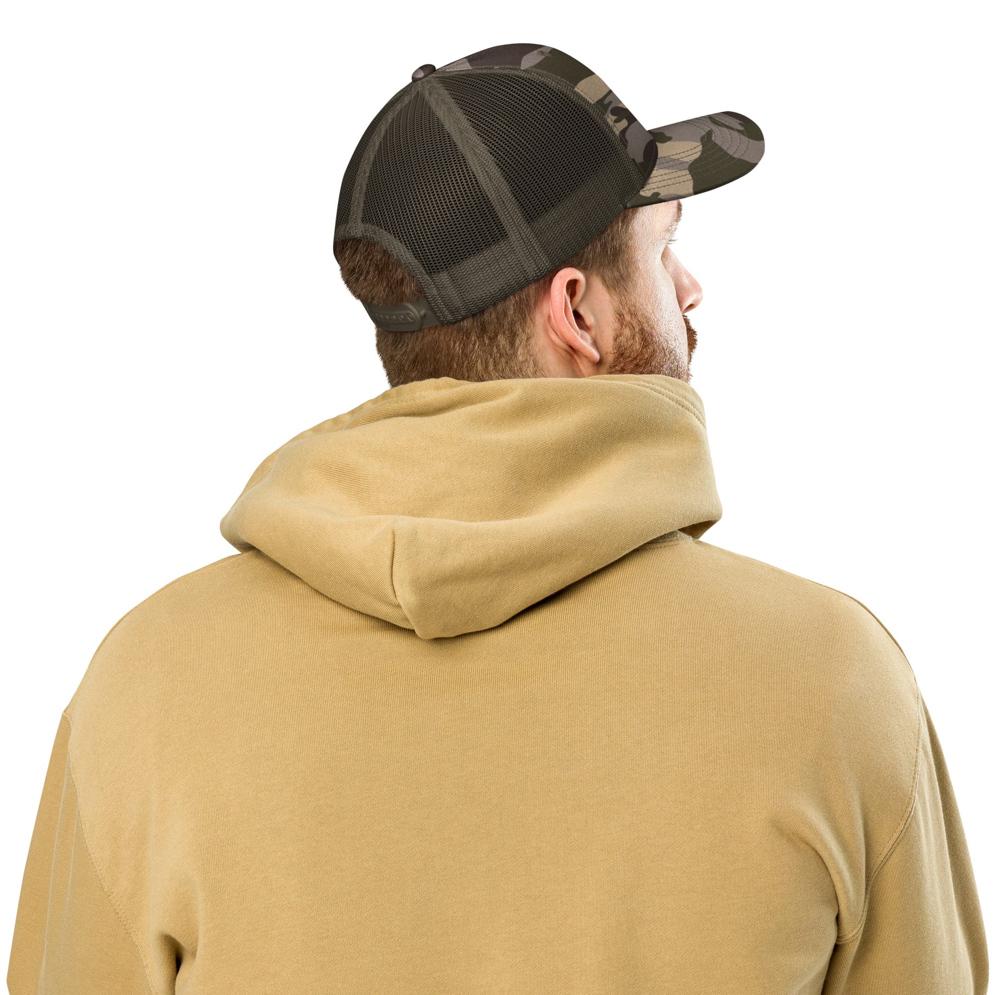 camouflage trucker hat