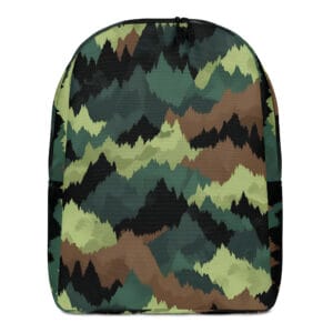 Sleek Camo Backpack with Withlacoochee River Outdoors Name on Top