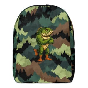 Mascot Camo Backpack with Withlacoochee River Outdoors Mascot and Camo Print