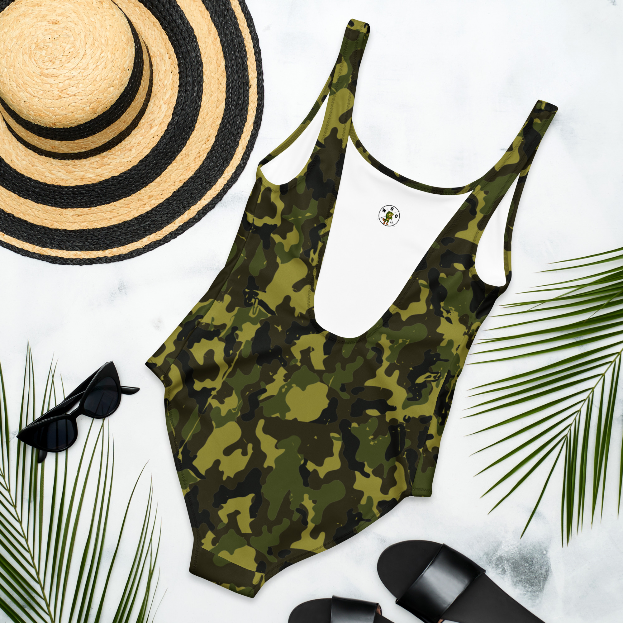 Camo One-Piece Swimsuit - Image 5