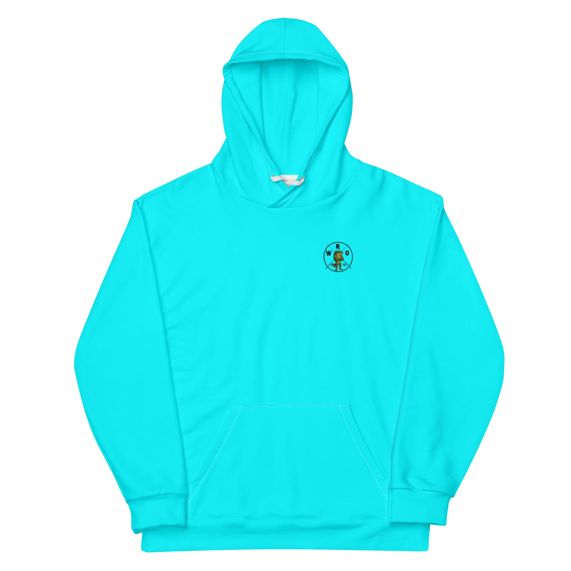 Turquoise Largemouth Bass Hoodie - Image 5