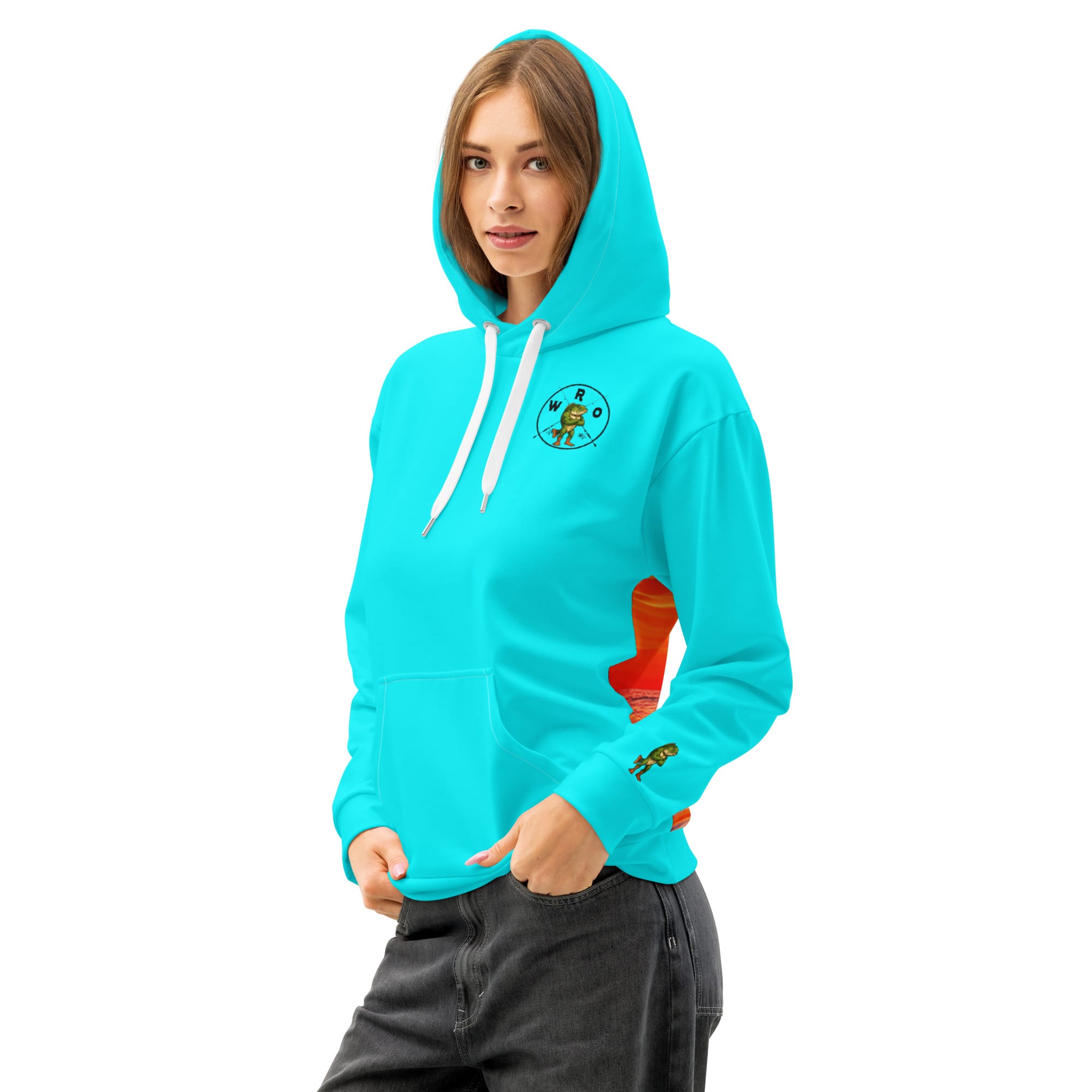 Turquoise Tarpon Fishing Hoodie - Image 4