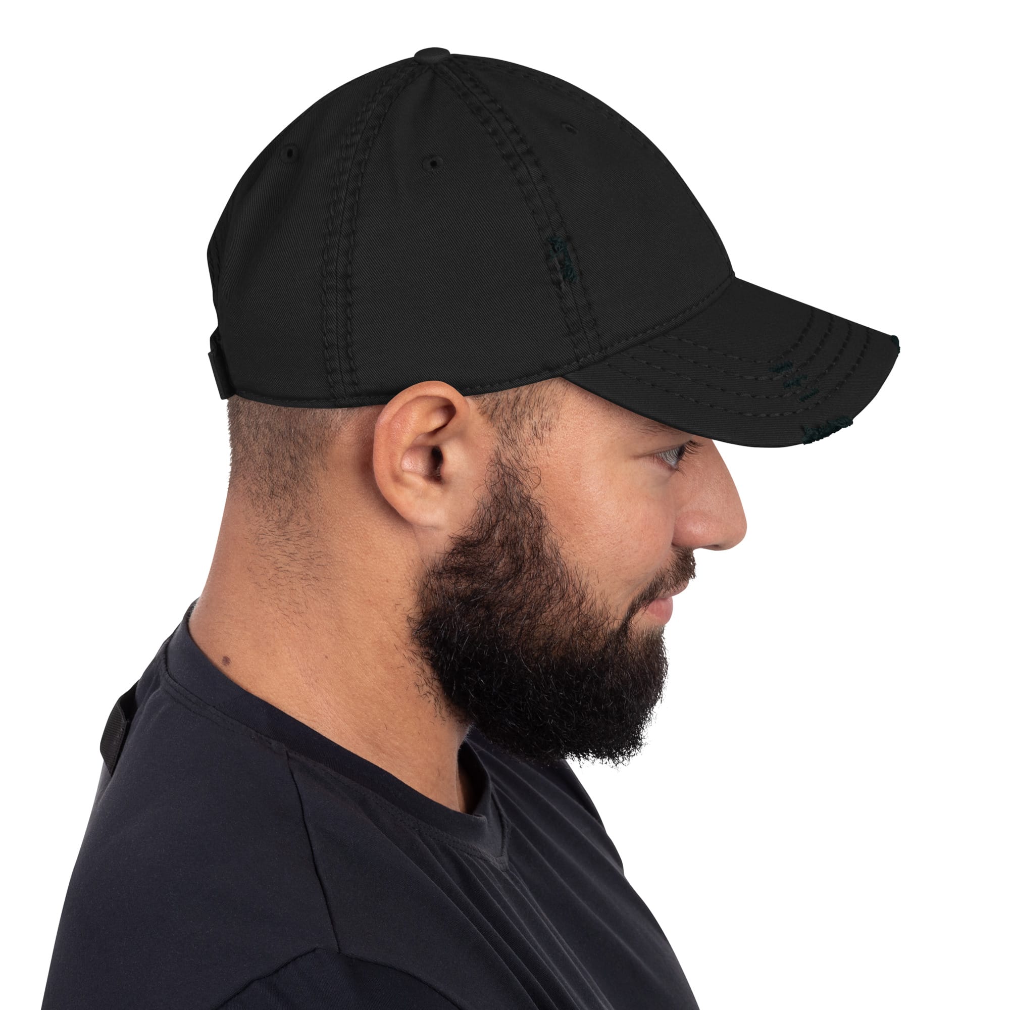 Native Spirit Feather Distressed Dad Hat - Image 4