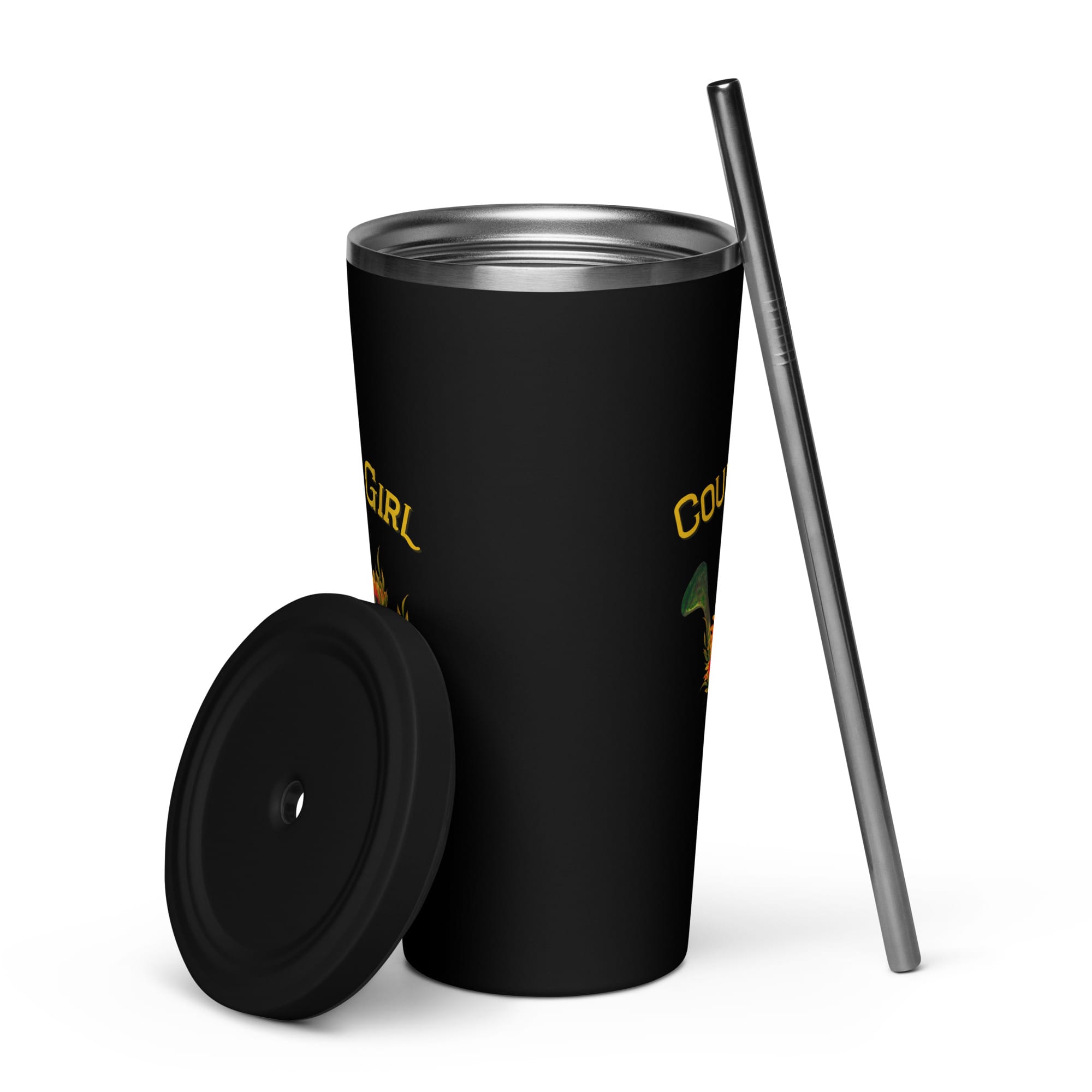 Insulated tumbler with a straw - Image 2