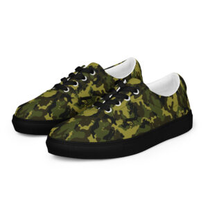 Women’s lace-up canvas shoes