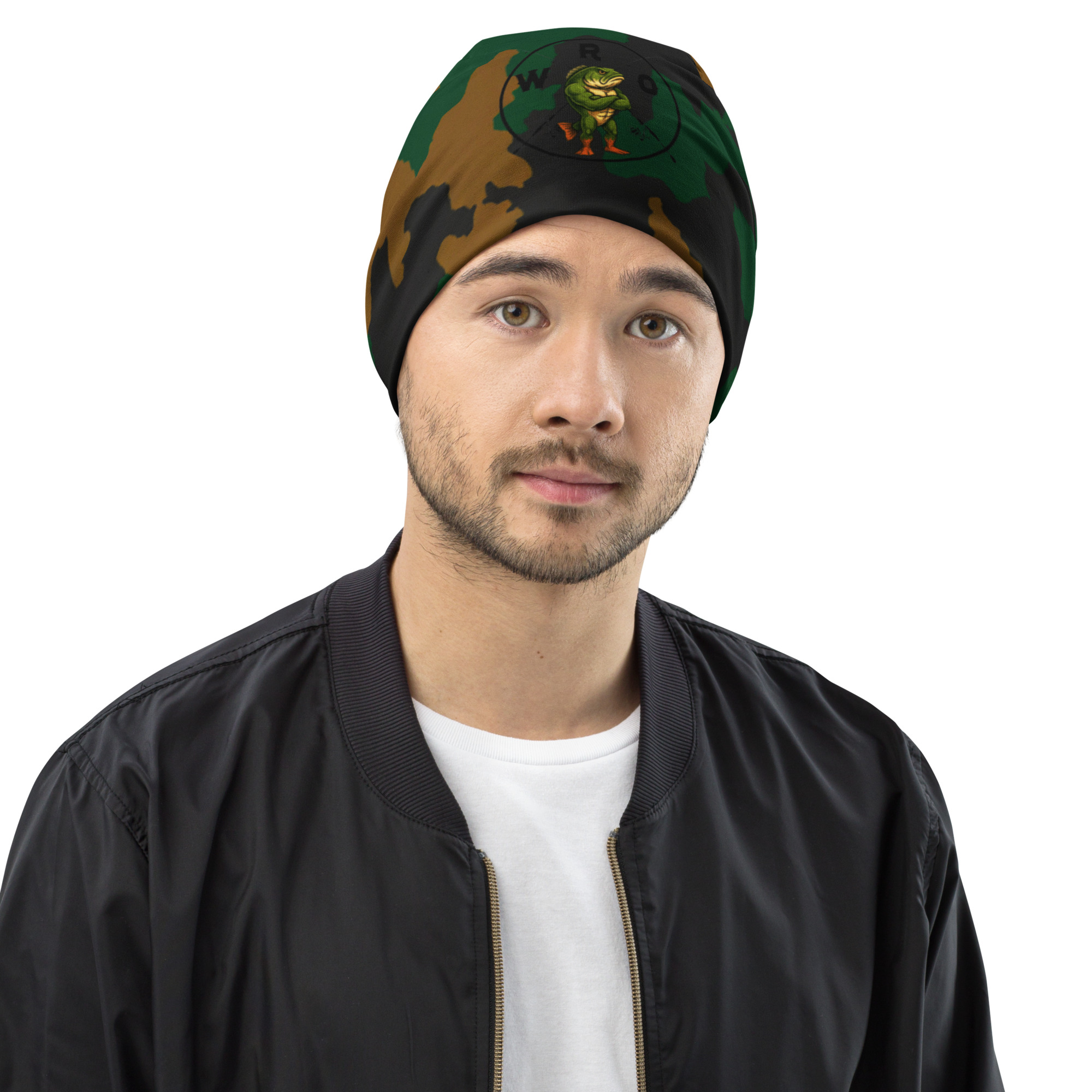WRO Camo All-Over Print Beanie - Image 24