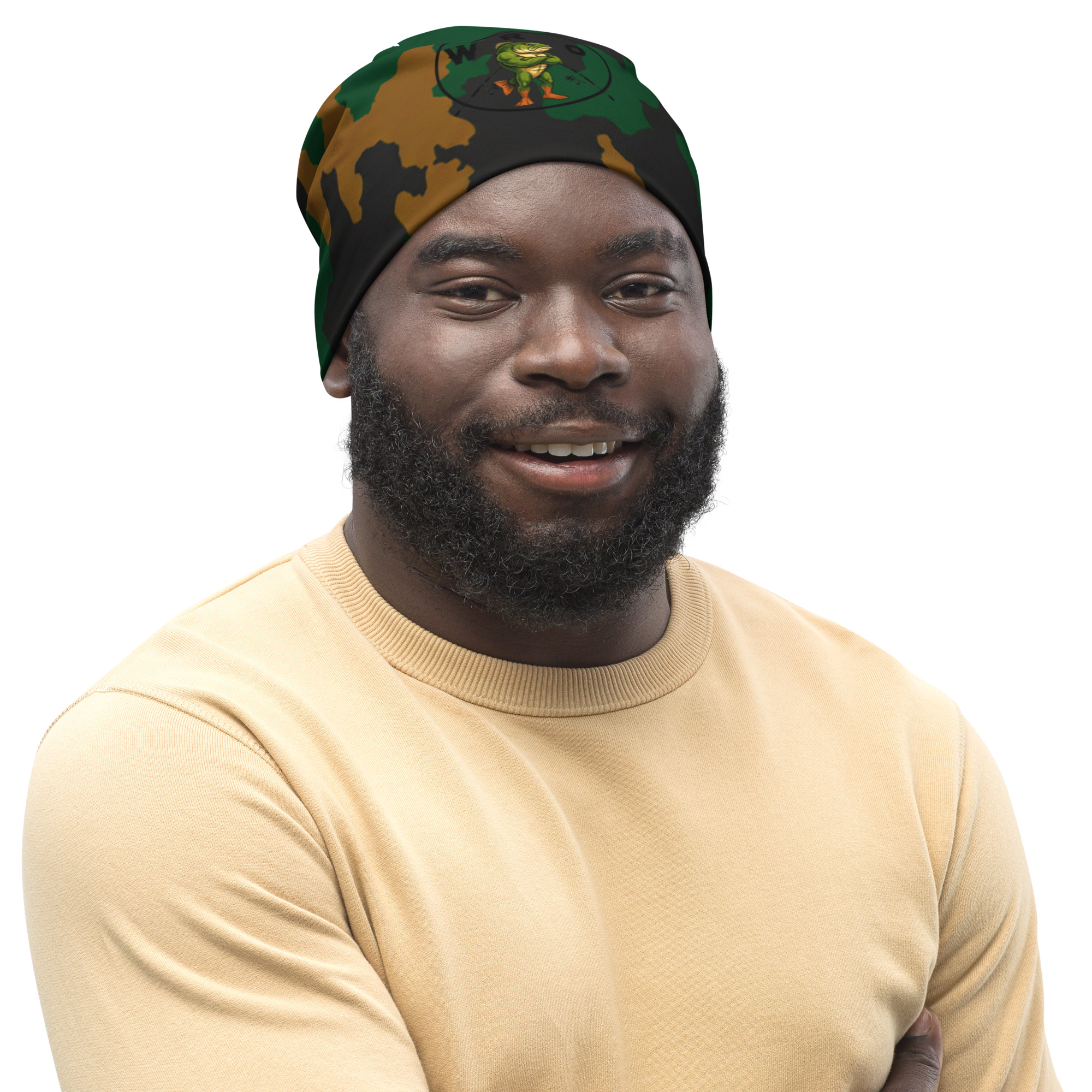 WRO Camo All-Over Print Beanie - Image 12