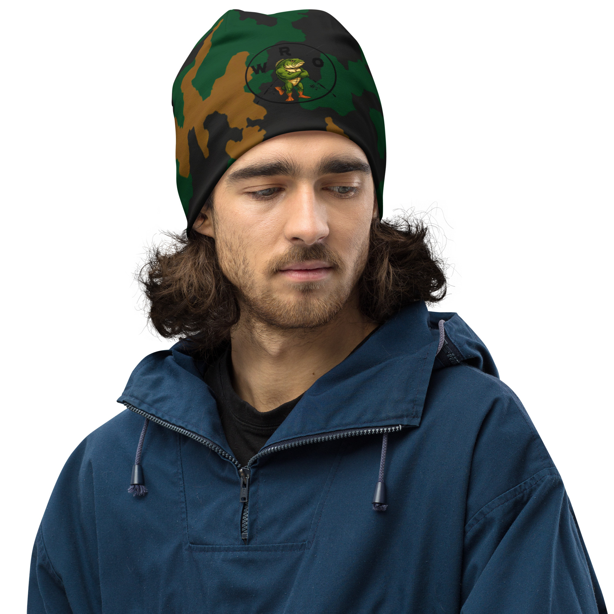 WRO Camo All-Over Print Beanie - Image 10