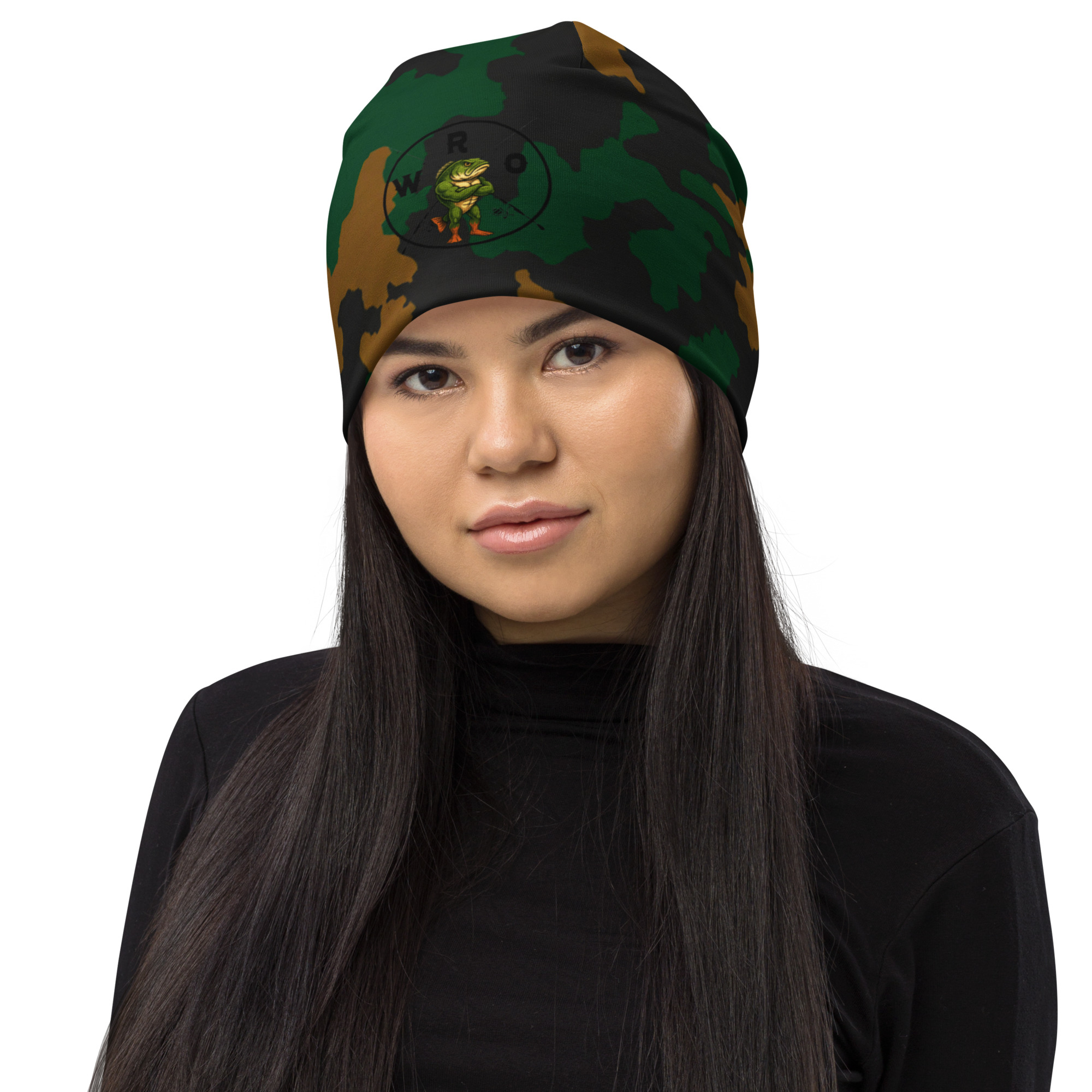 WRO Camo All-Over Print Beanie - Image 11