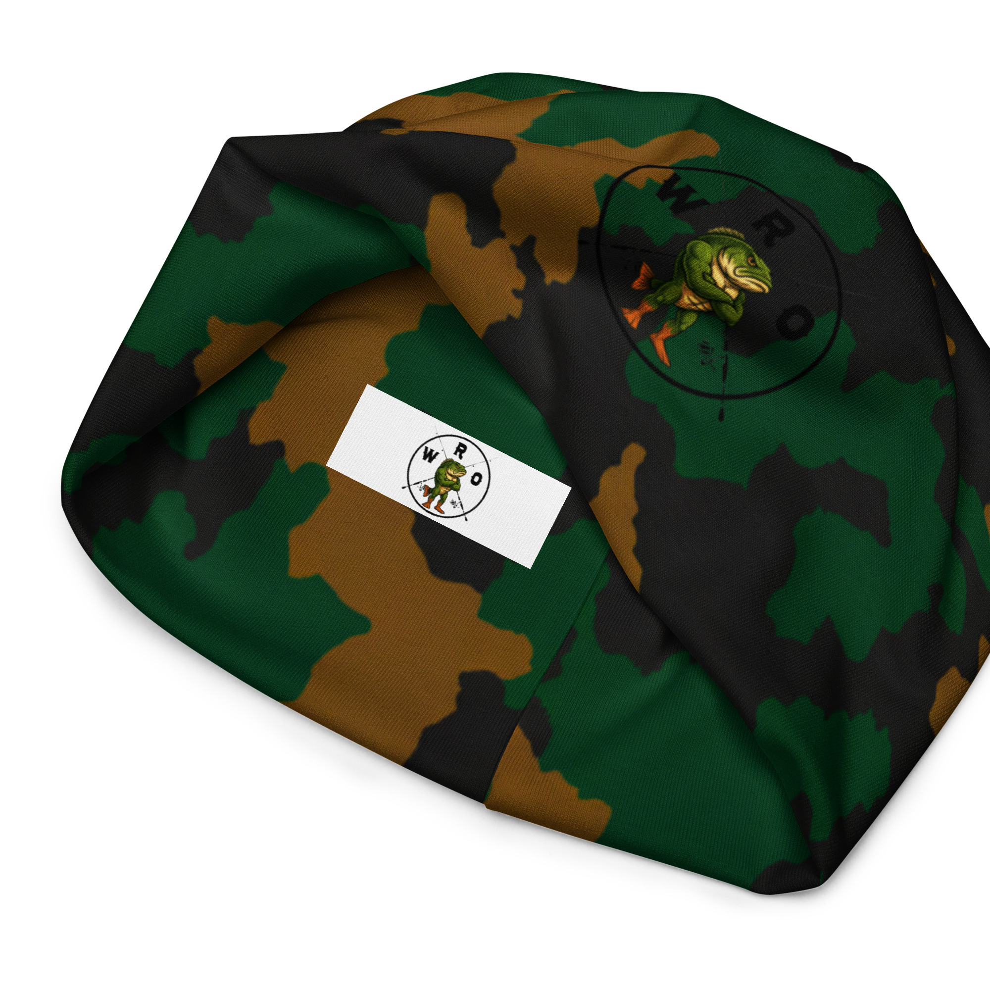 WRO Camo All-Over Print Beanie - Image 6