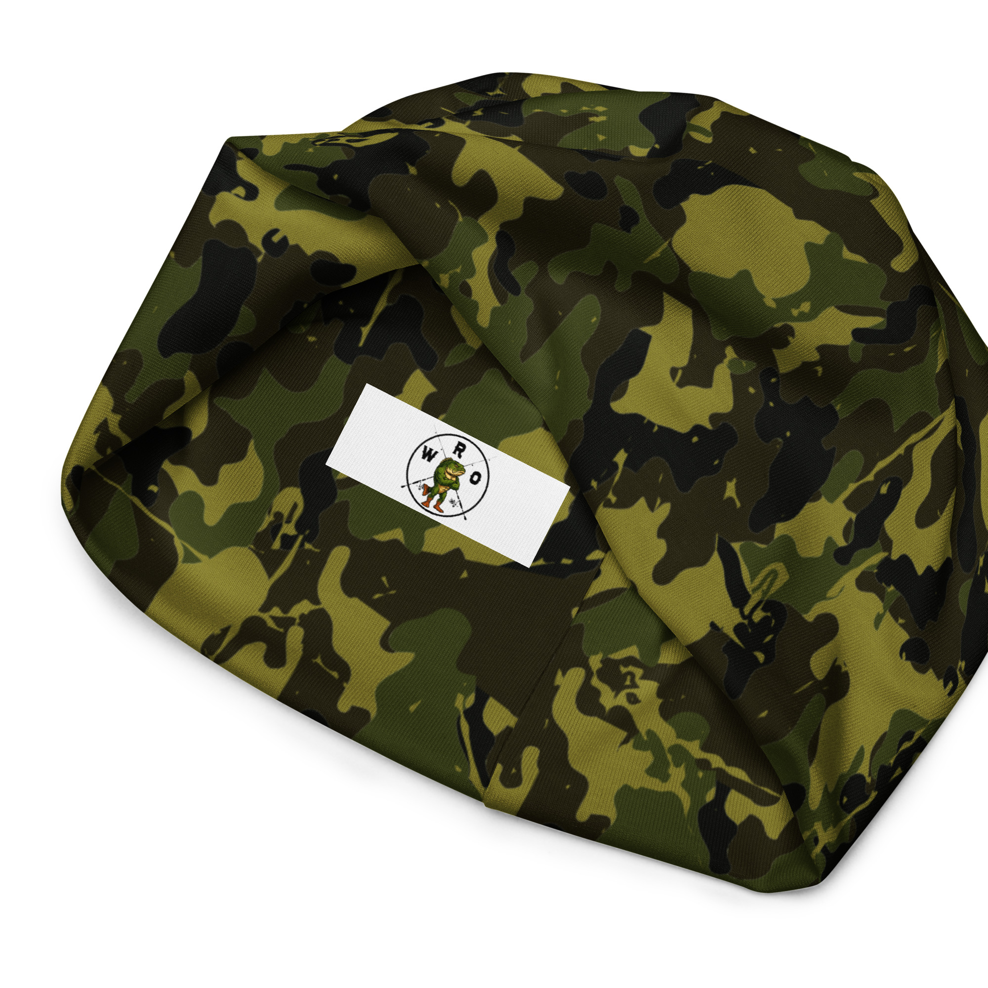 WRO Camo All-Over Print Beanie - Image 6