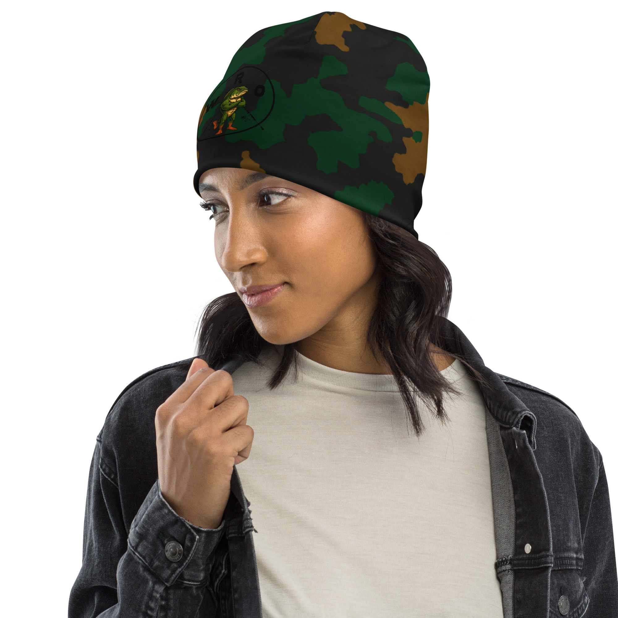 WRO Camo All-Over Print Beanie - Image 14