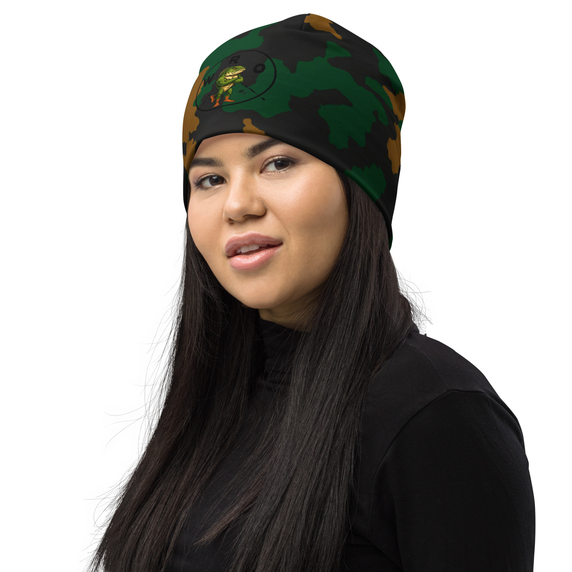 WRO Camo All-Over Print Beanie - Image 17