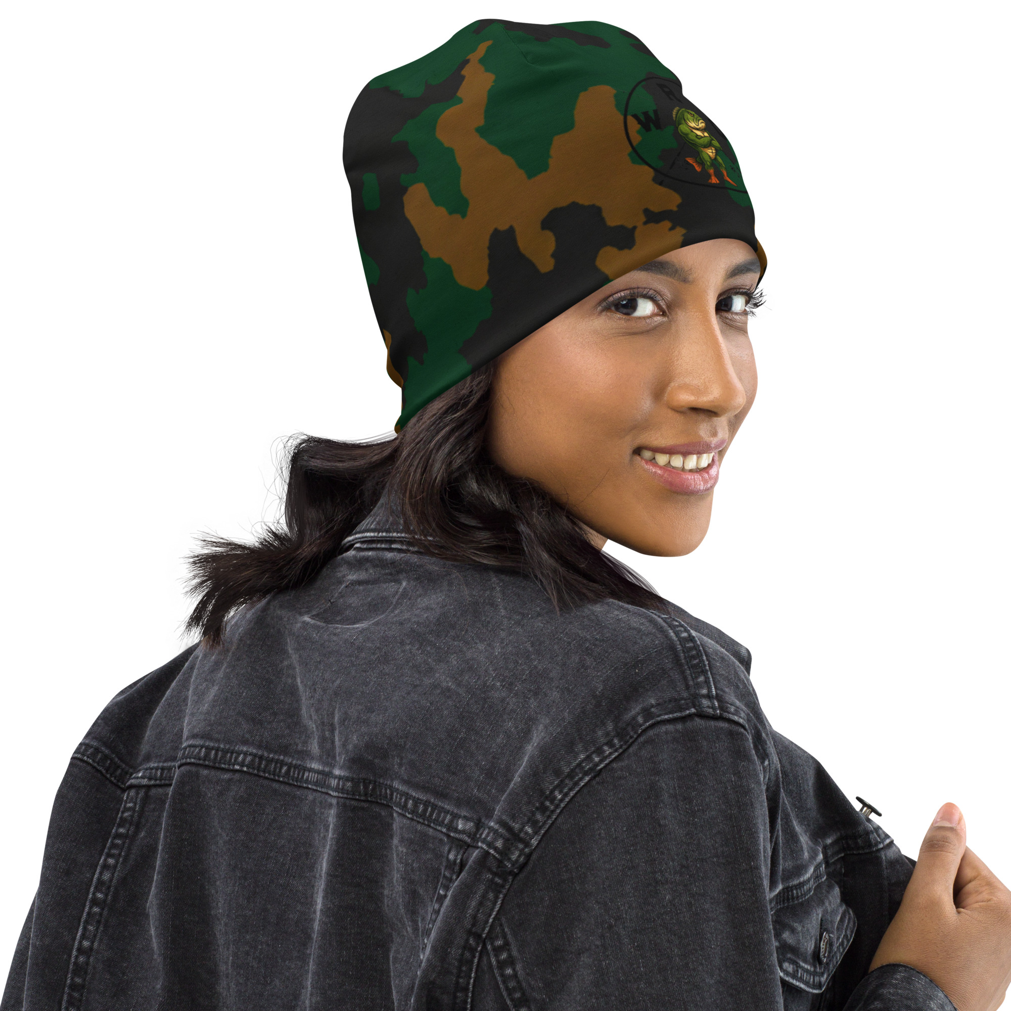 WRO Camo All-Over Print Beanie - Image 23