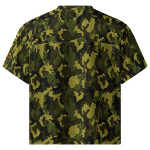Boxy Camo Jersey with Small Withlacoochee River Outdoors Back Logo