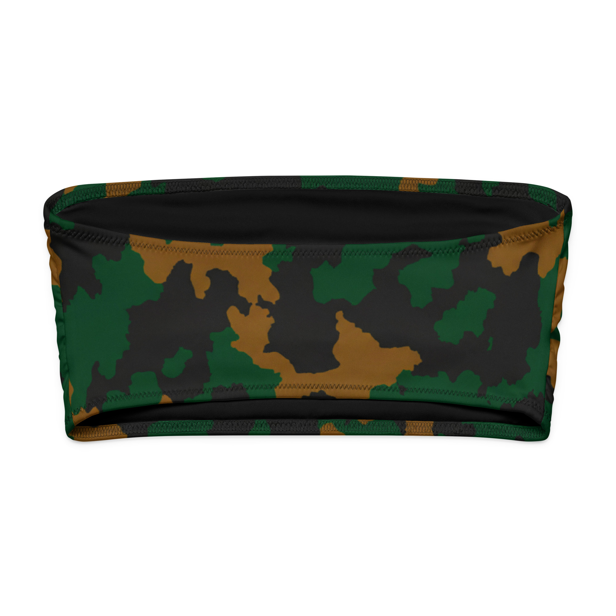 Camo Bandeau Bikini Top - Image 2