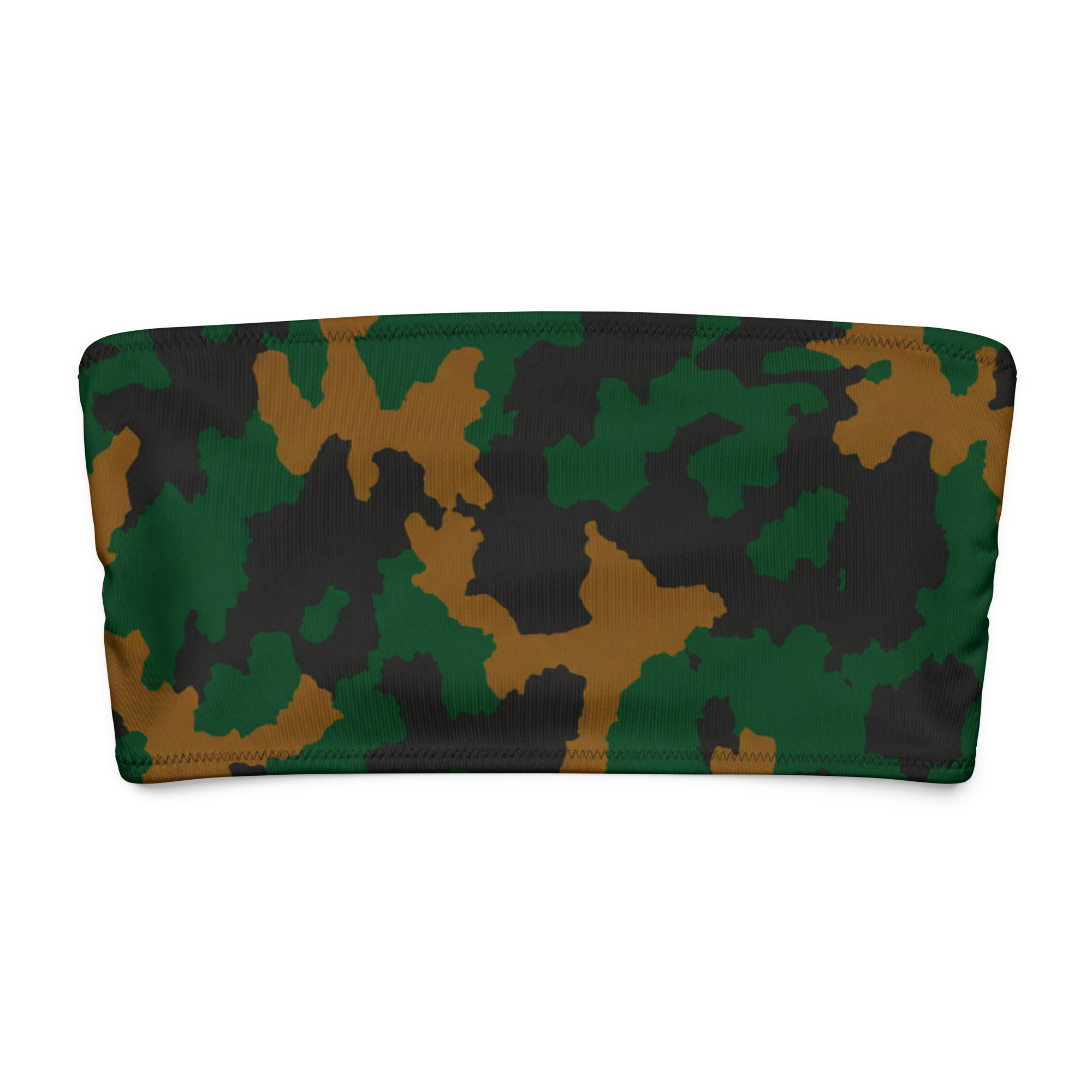 Camo Bandeau Bikini Top - Image 4