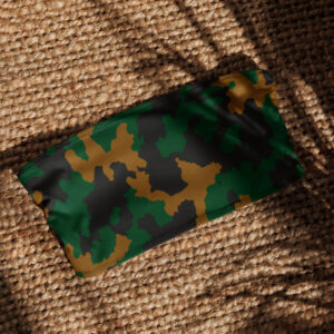 Camo bandeau bikini top in green and brown strapless style by Witlacoochee River Outdoors