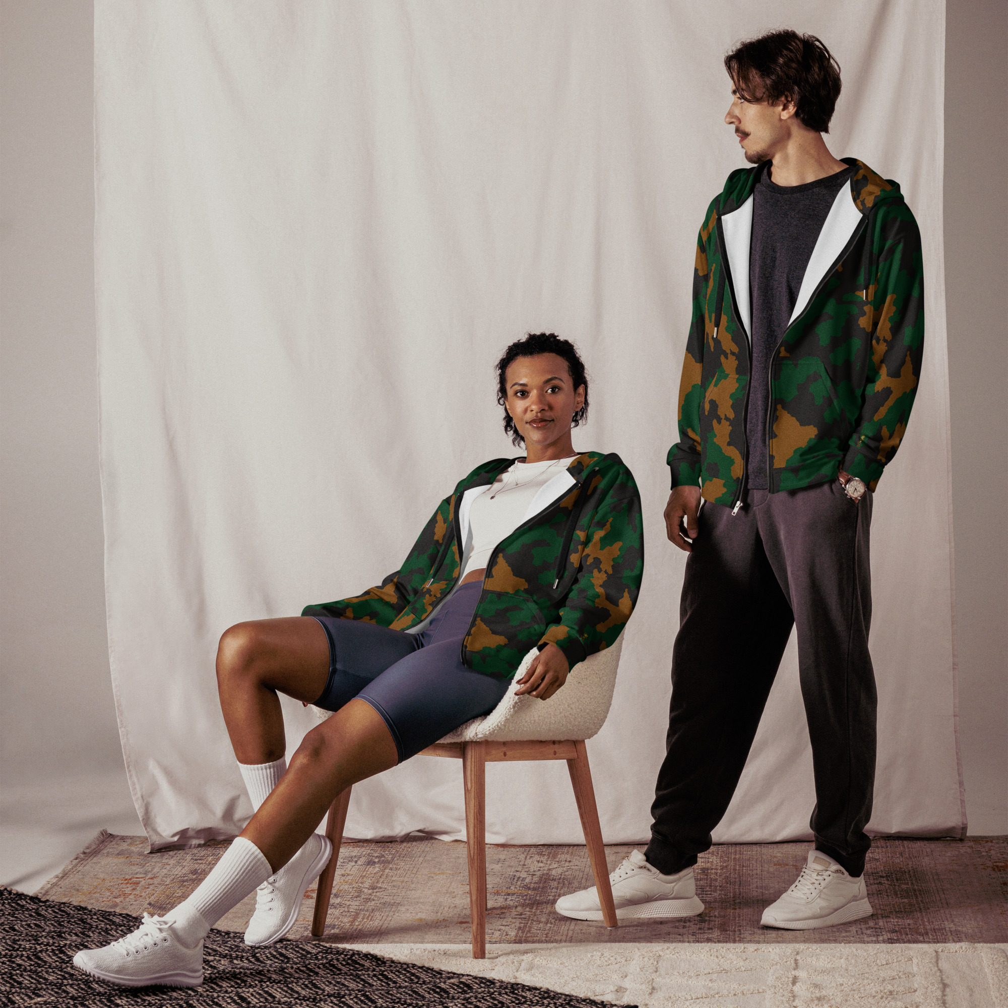 Unisex zip hoodie - Image 14