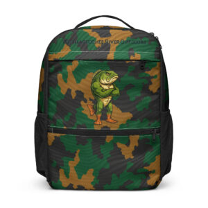 Tactical Mascot Camo Utility Backpack with WRO Mascot and Name Branding