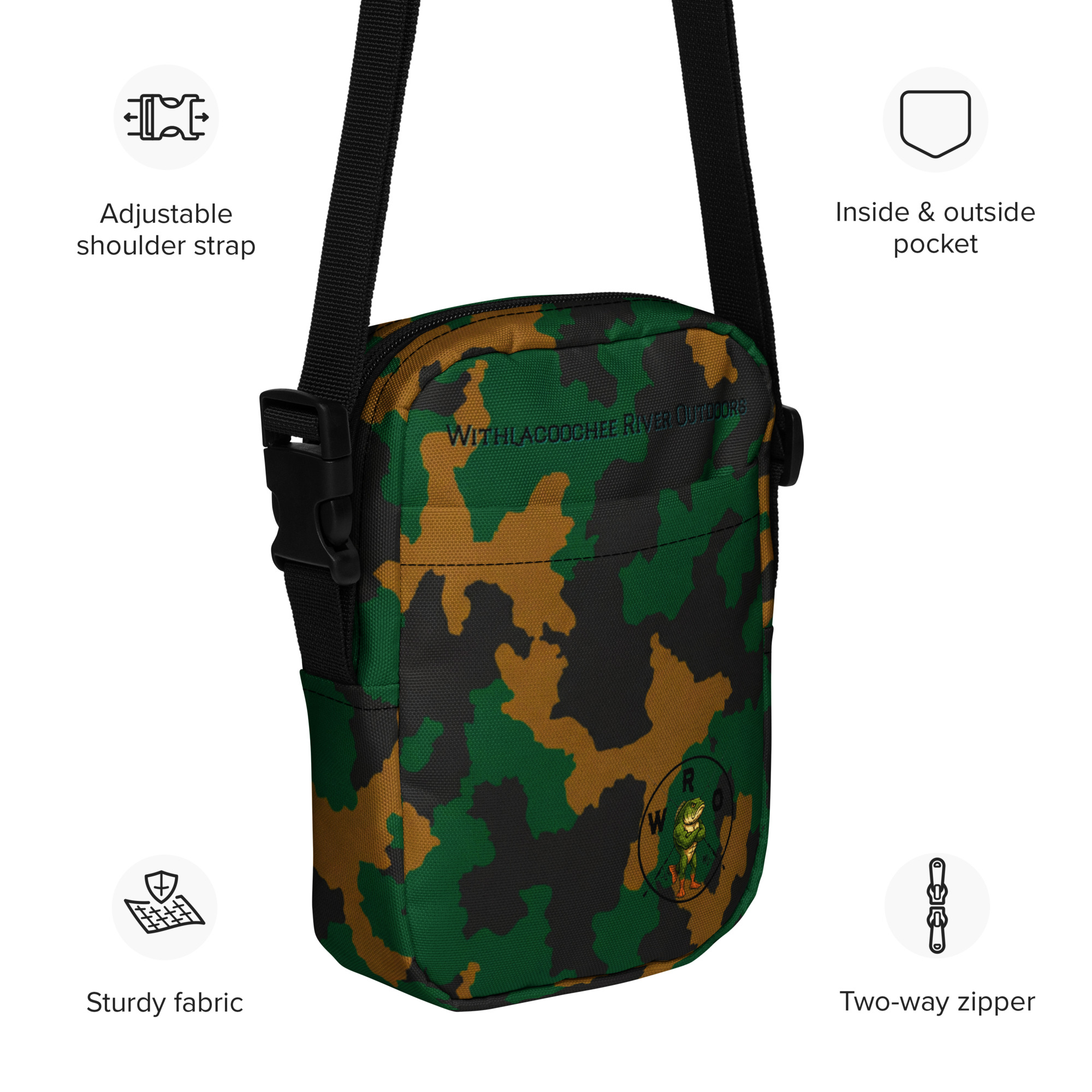 WRO Utility Crossbody Bag - Branded Camo Edition - Image 25