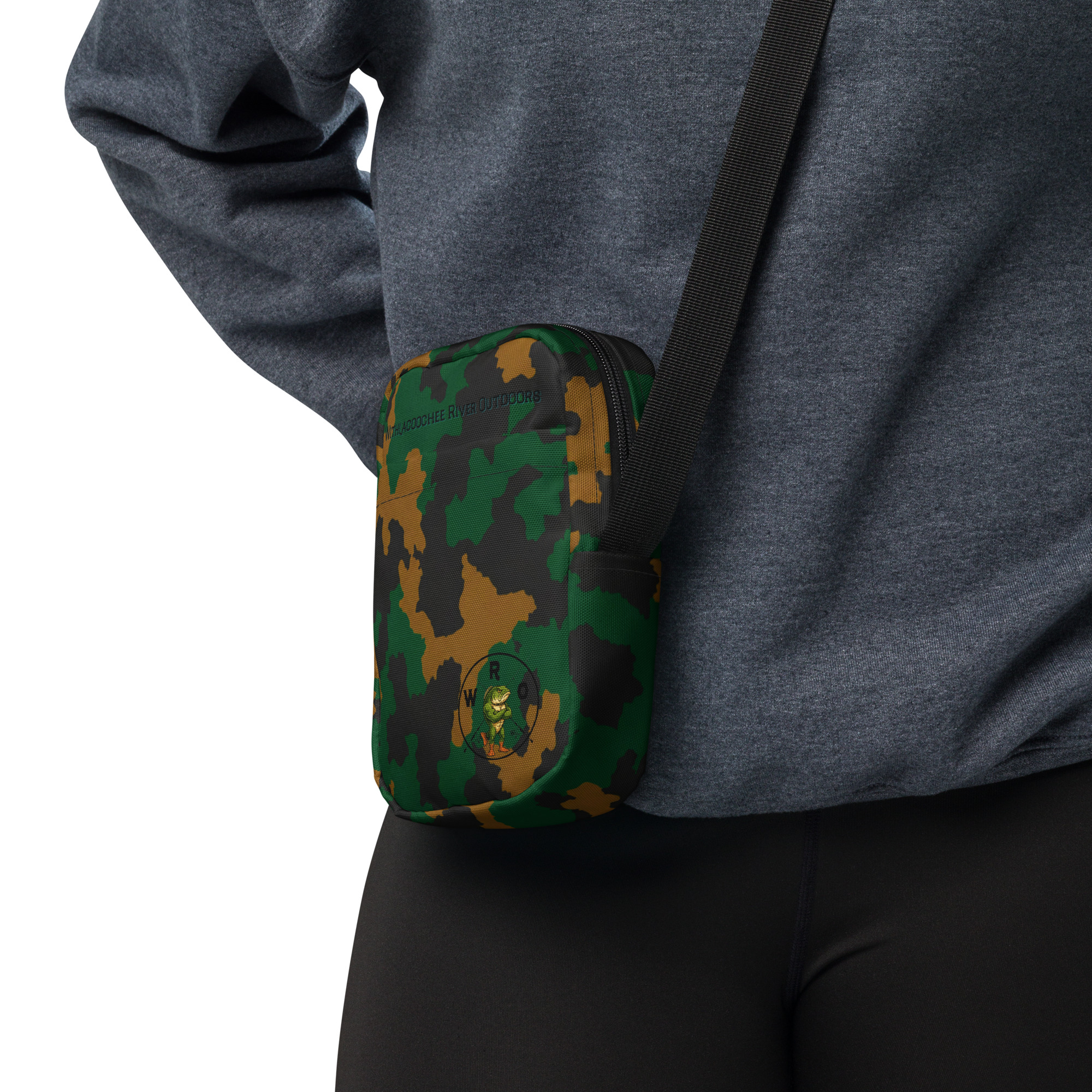 WRO Utility Crossbody Bag - Branded Camo Edition - Image 9