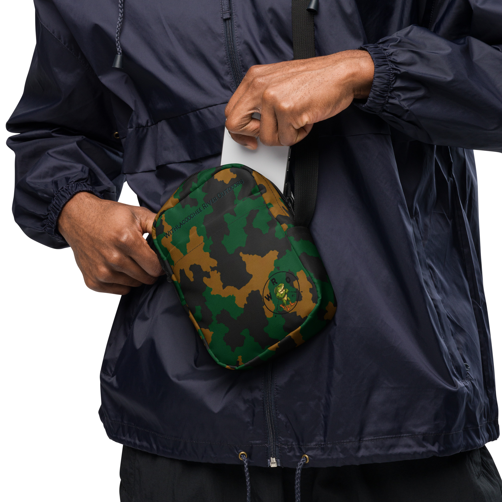WRO Utility Crossbody Bag - Branded Camo Edition - Image 11