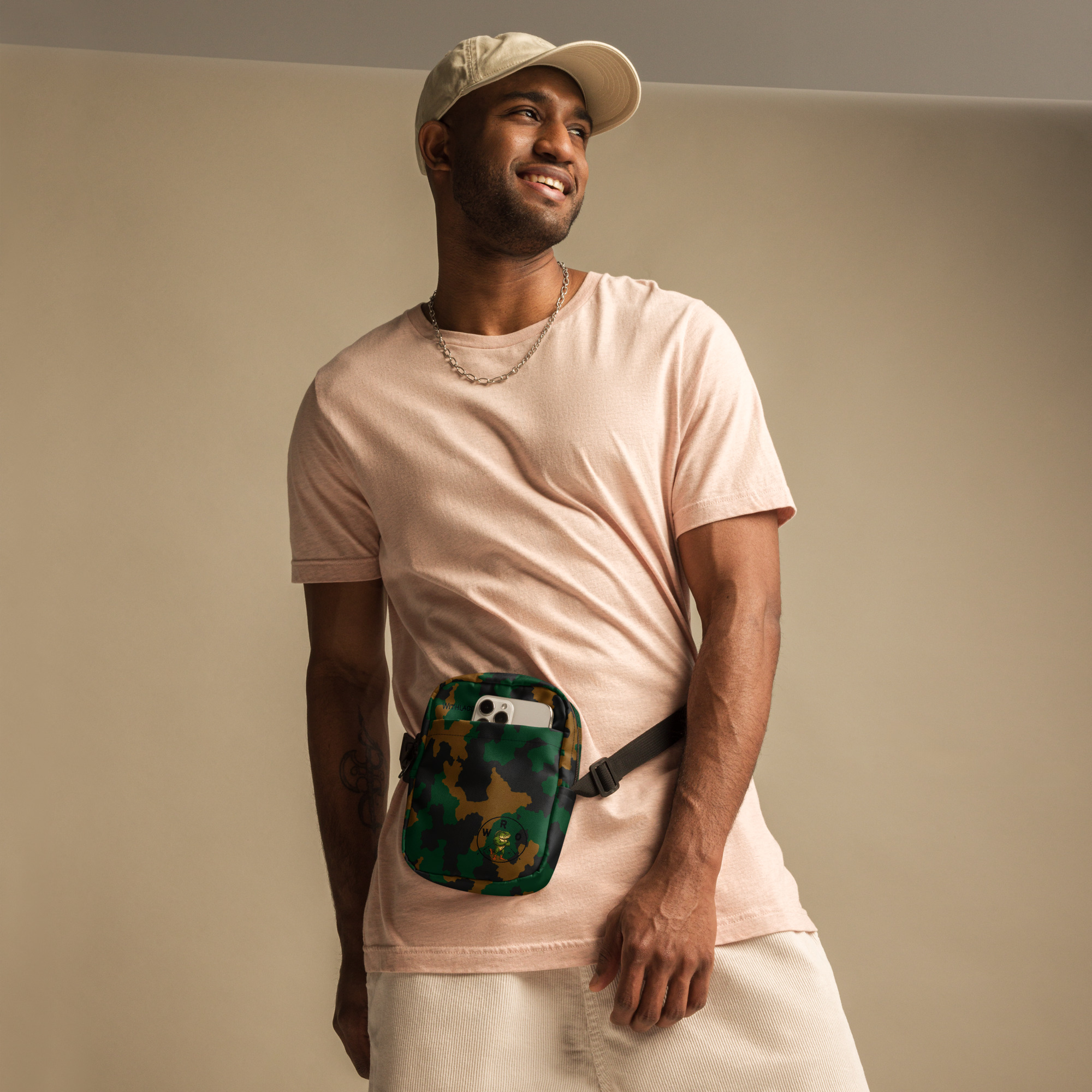 WRO Utility Crossbody Bag - Branded Camo Edition - Image 15