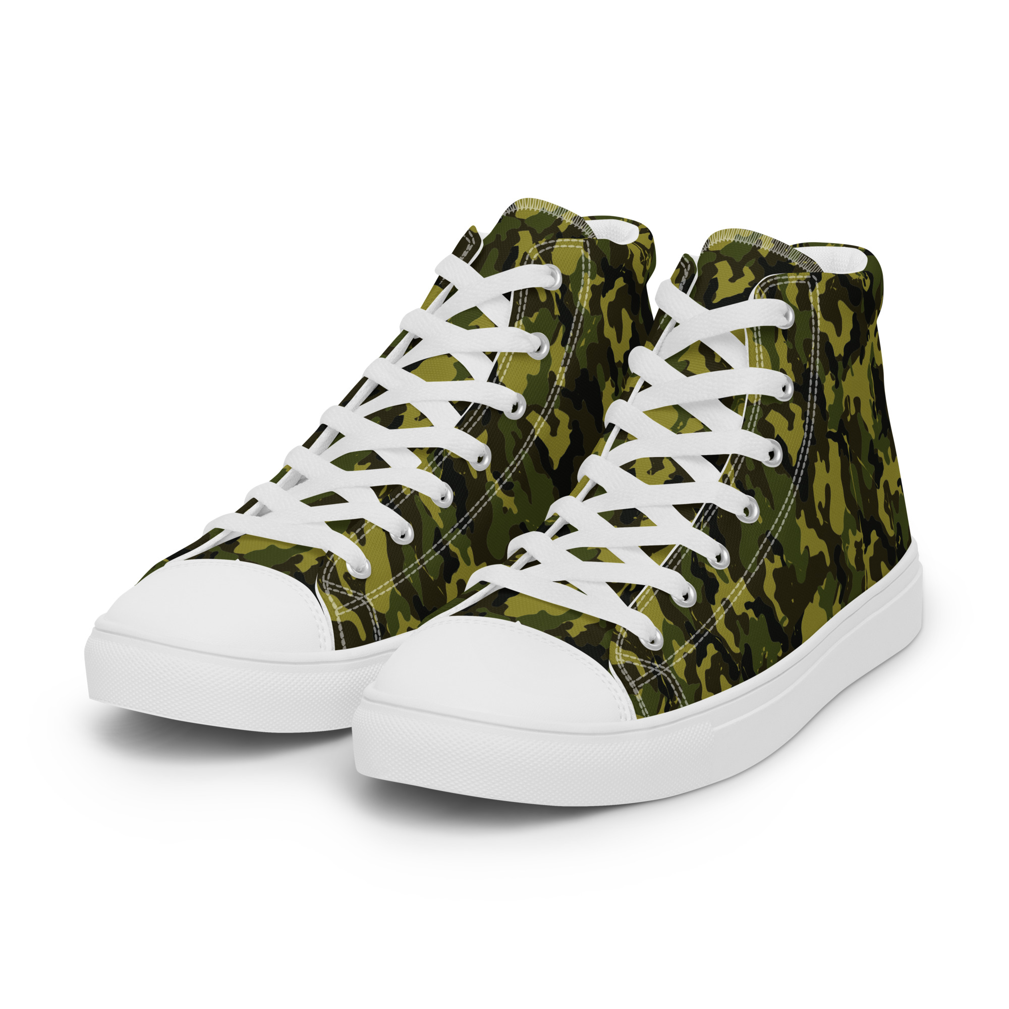 Men’s high top canvas shoes - Image 2