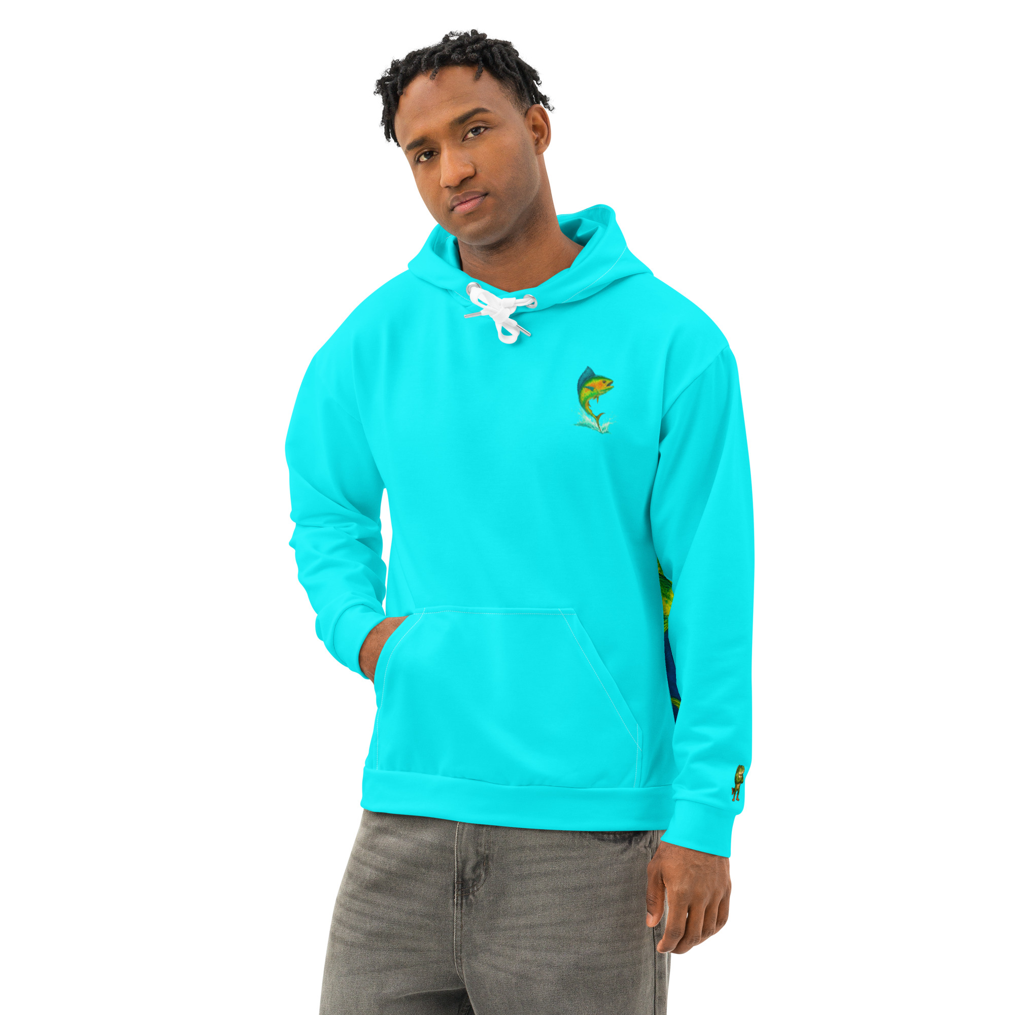 Custom Mahi Mahi Hoodie - WRO Premium 95% Cotton - Image 13