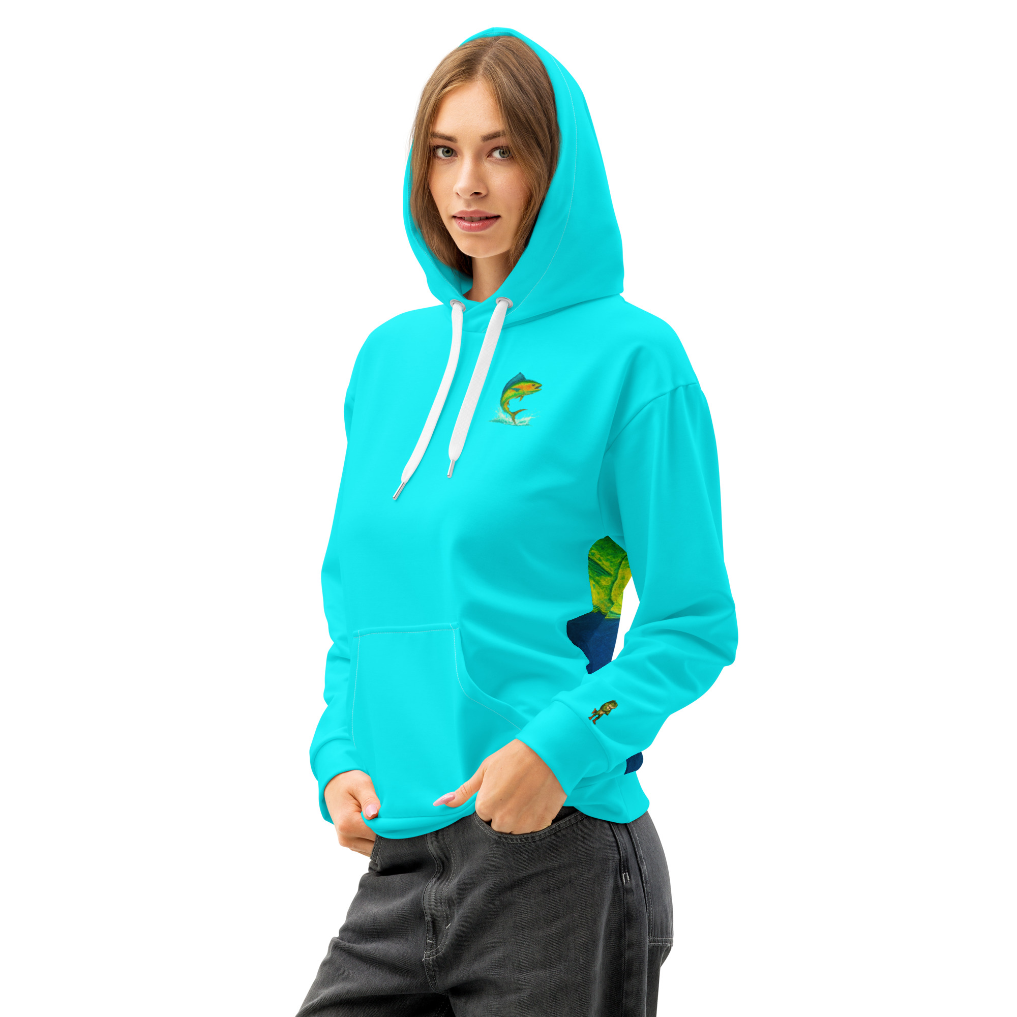 Custom Mahi Mahi Hoodie - WRO Premium 95% Cotton - Image 14