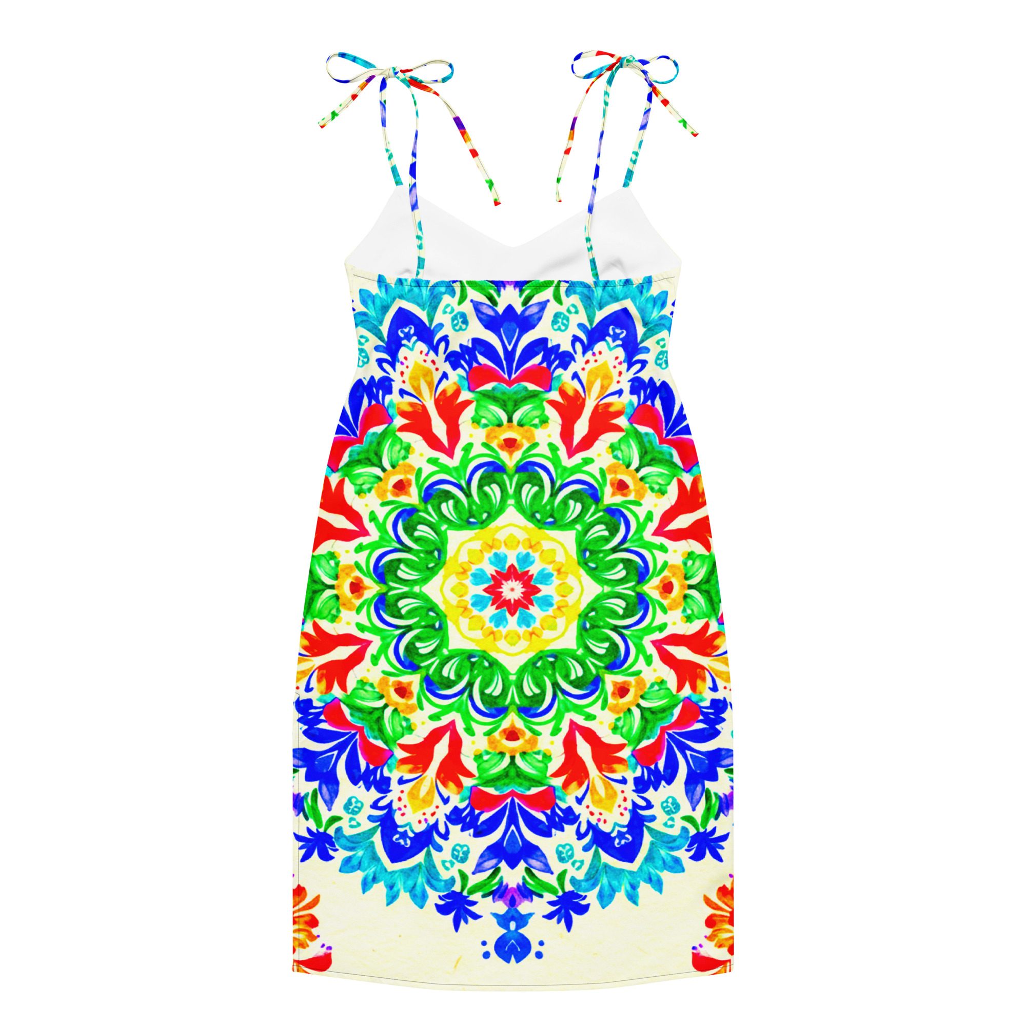 Tie-strap midi dress - Image 26