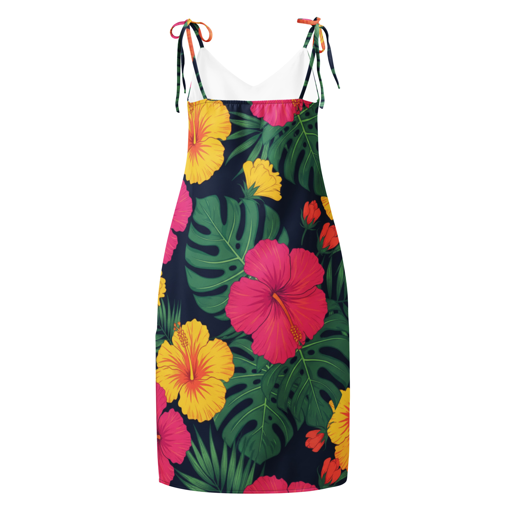 Tie-strap midi dress - Image 3