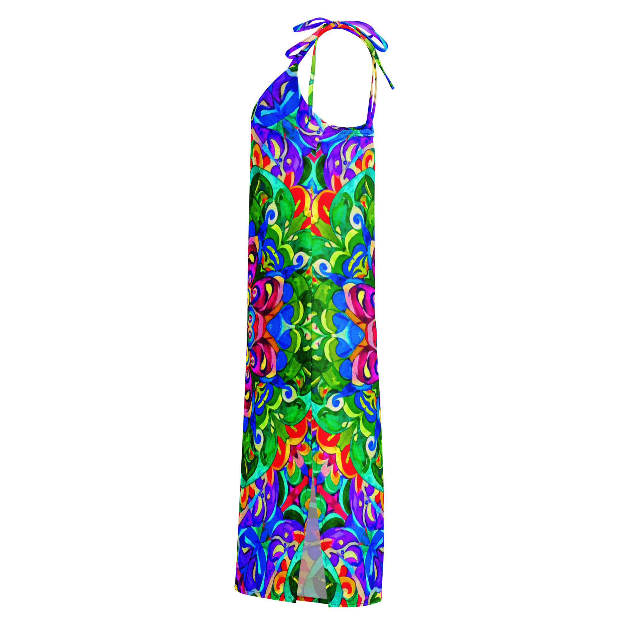 Tie-strap midi dress - Image 15
