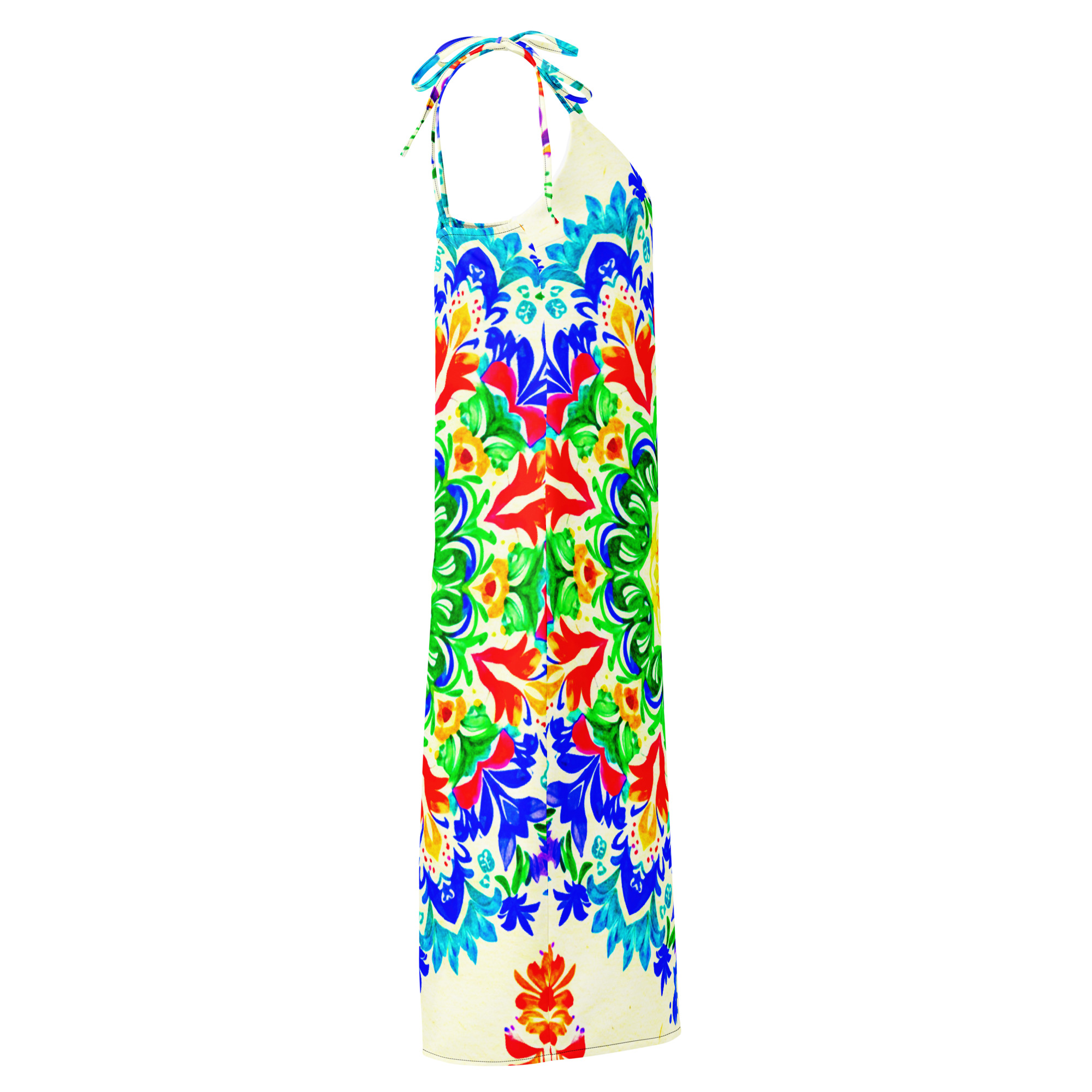 Tie-strap midi dress - Image 19