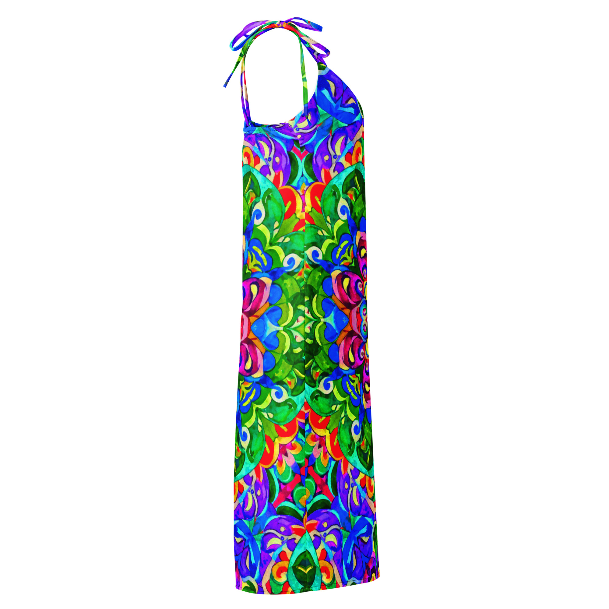 Tie-strap midi dress - Image 19