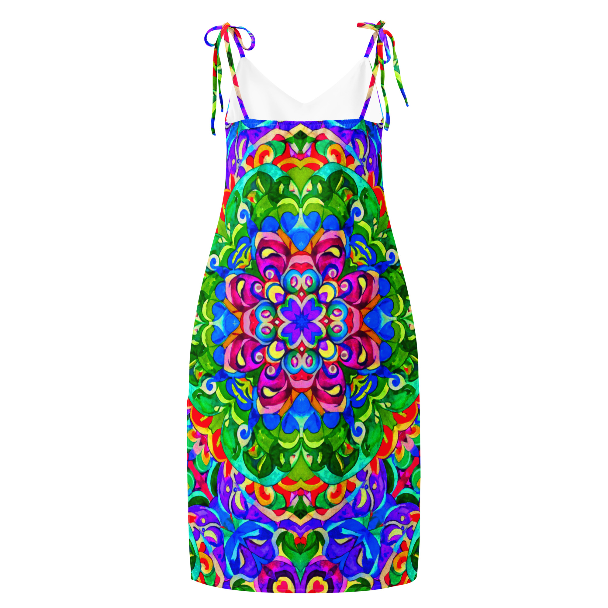 Tie-strap midi dress - Image 22