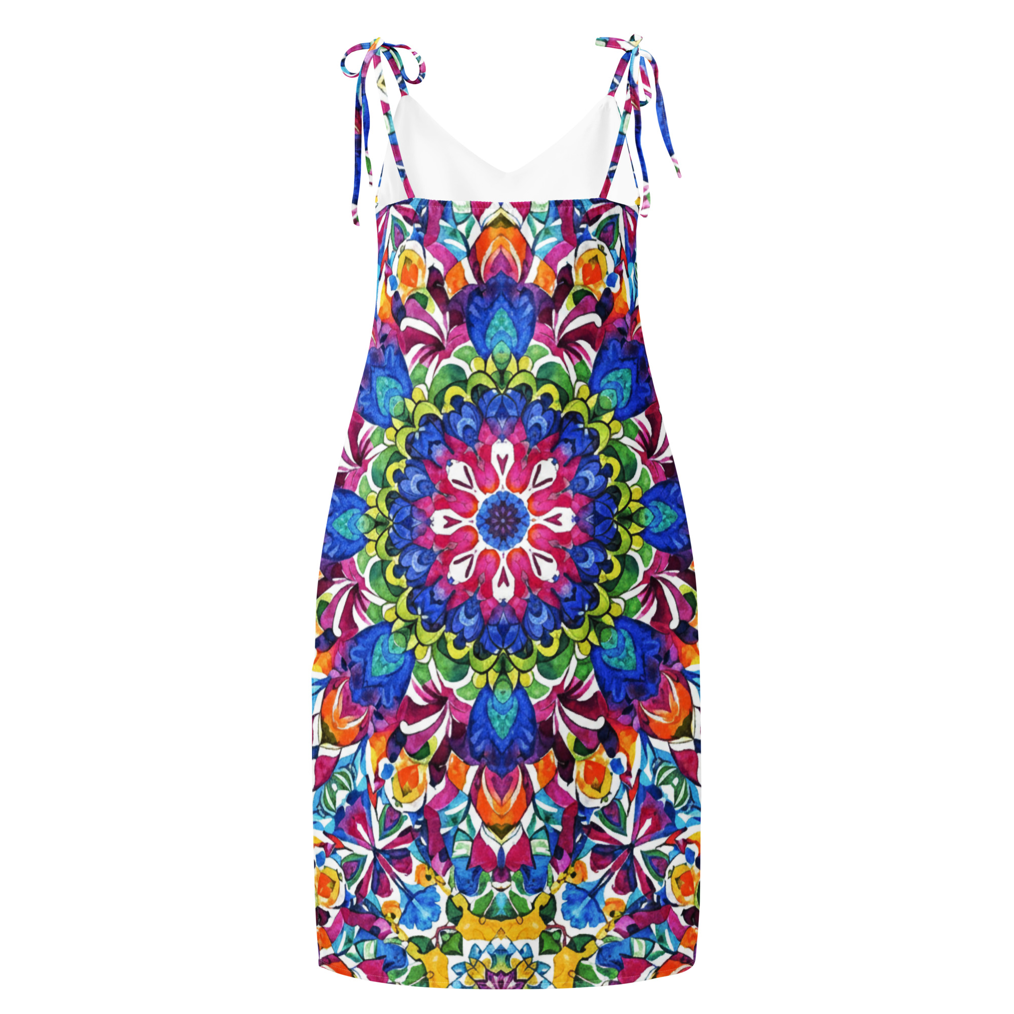 Tie-strap midi dress - Image 7