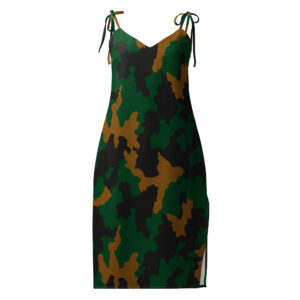 Tie-strap midi dress