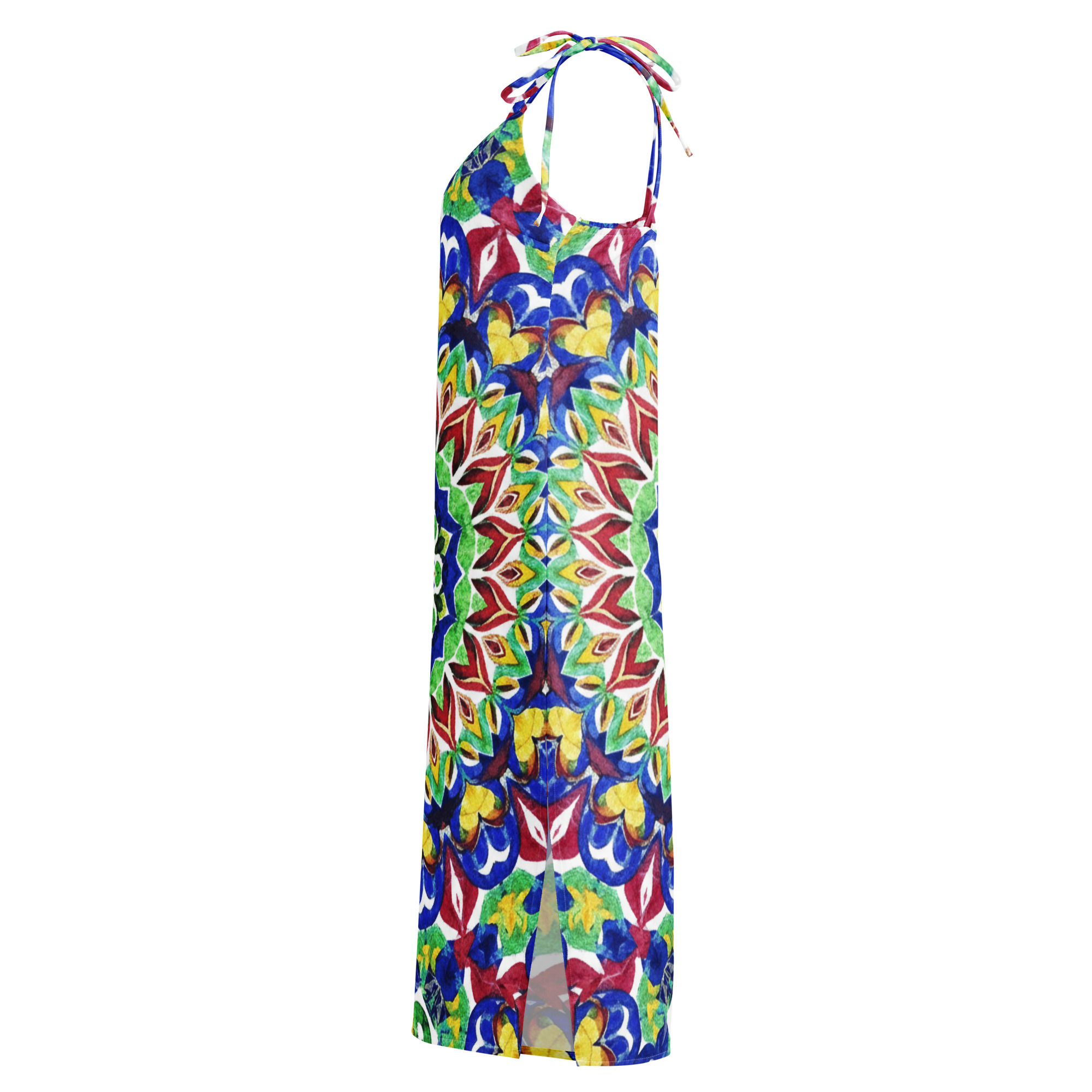 Tie-strap midi dress - Image 7