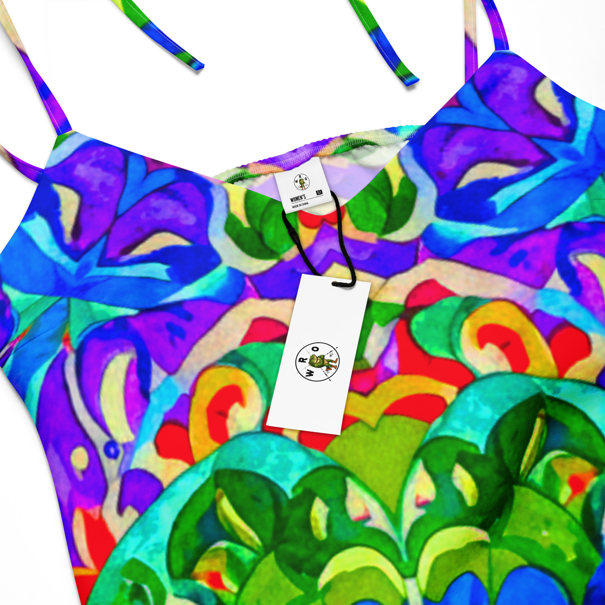 Tie-strap midi dress - Image 8