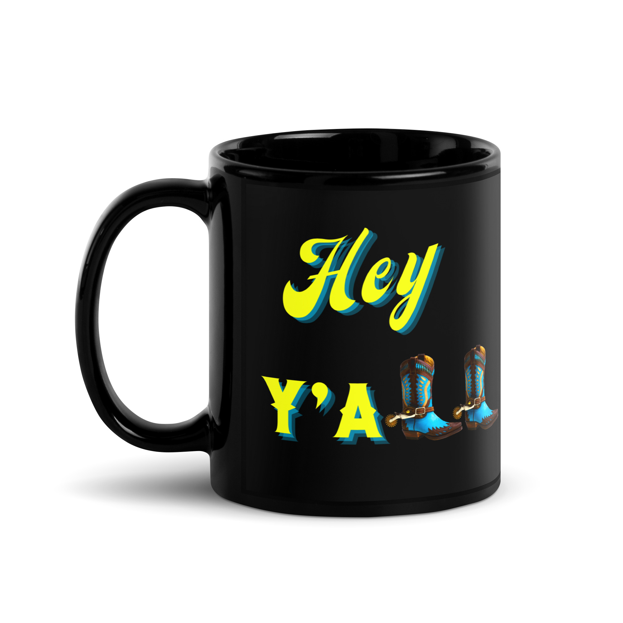 Black Glossy Mug - Image 2