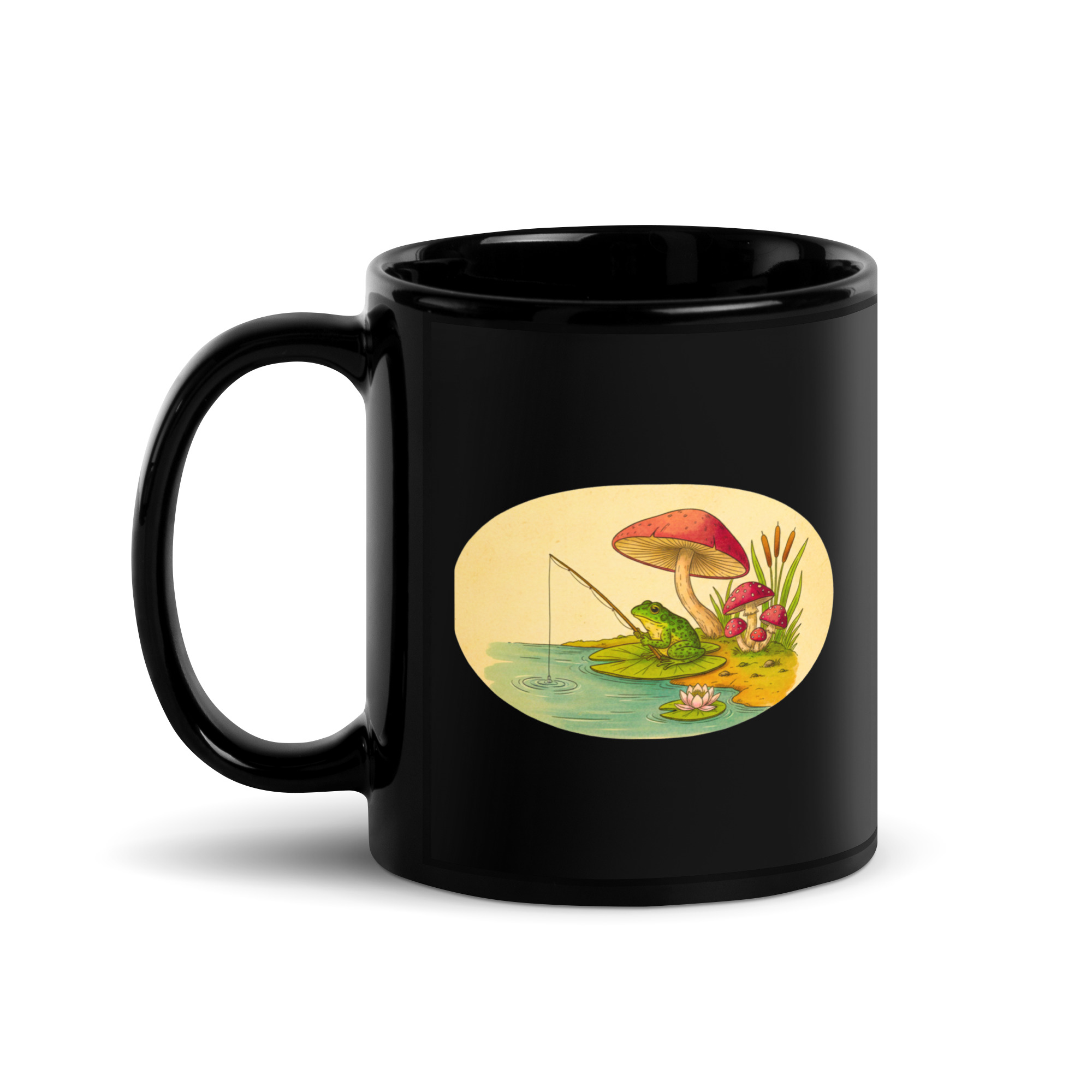 Black Glossy Mug - Image 2