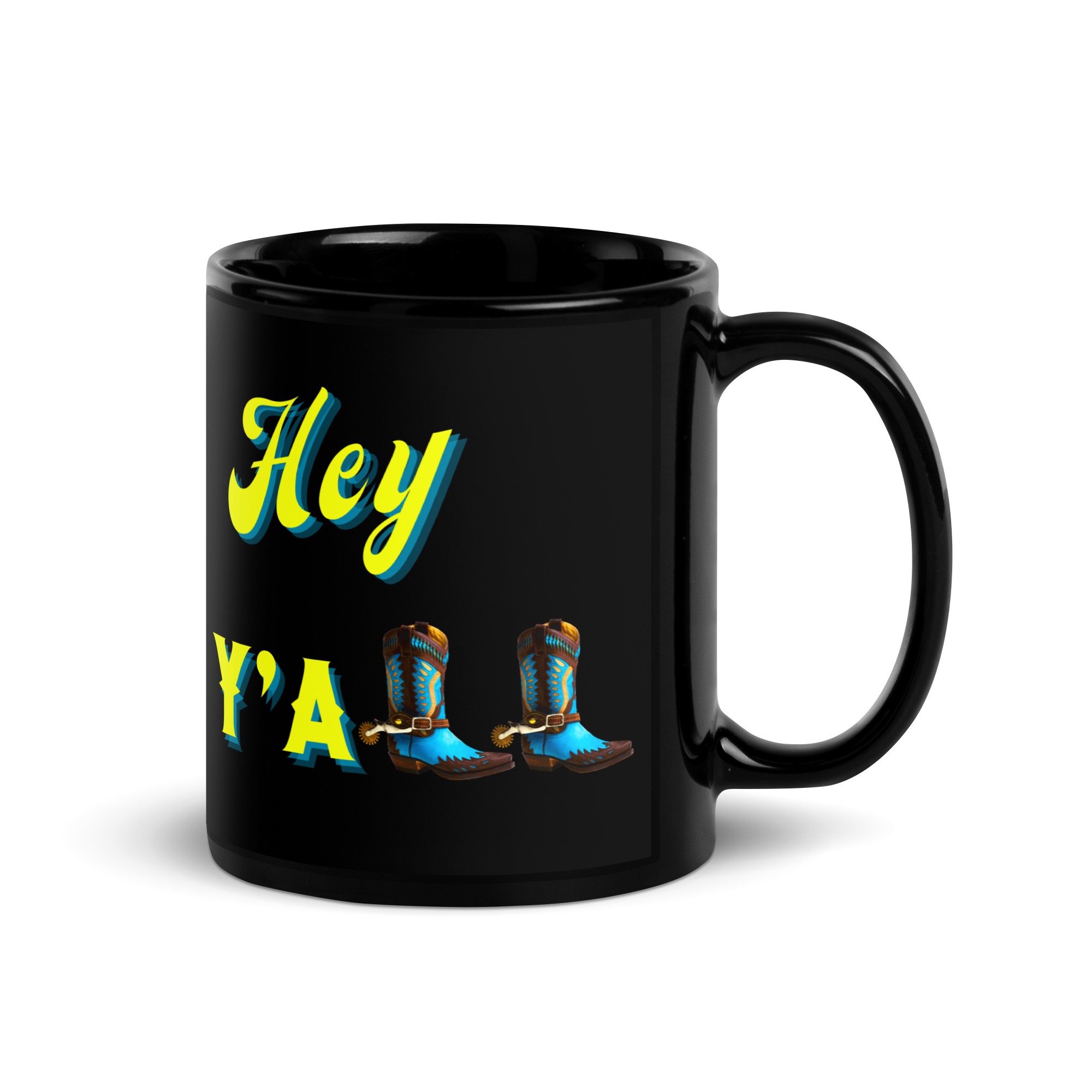 Black Glossy Mug