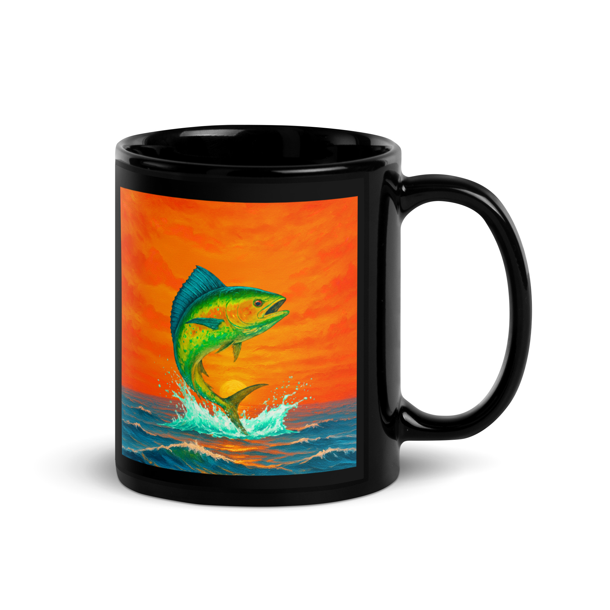 Black Glossy Mug