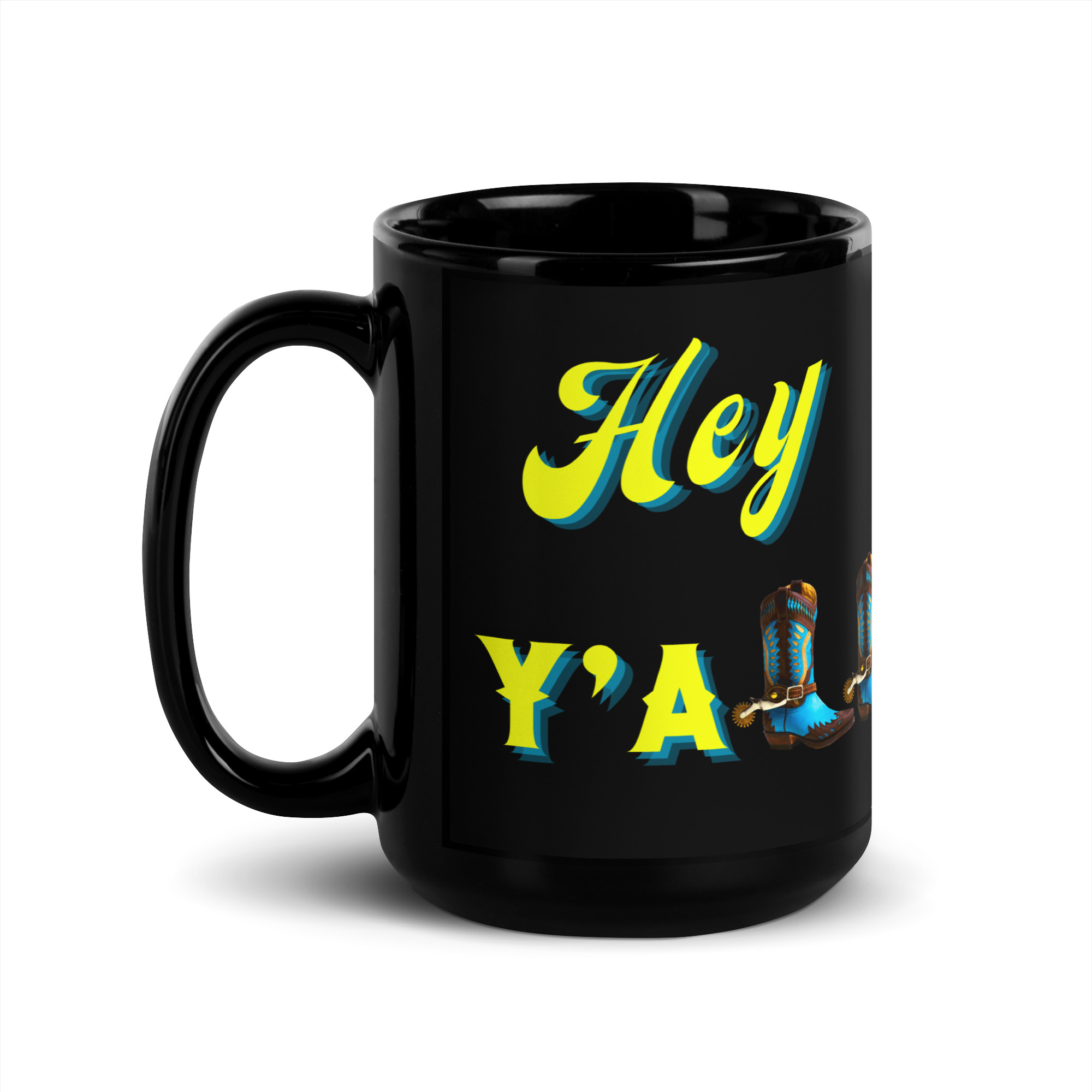 Black Glossy Mug - Image 4