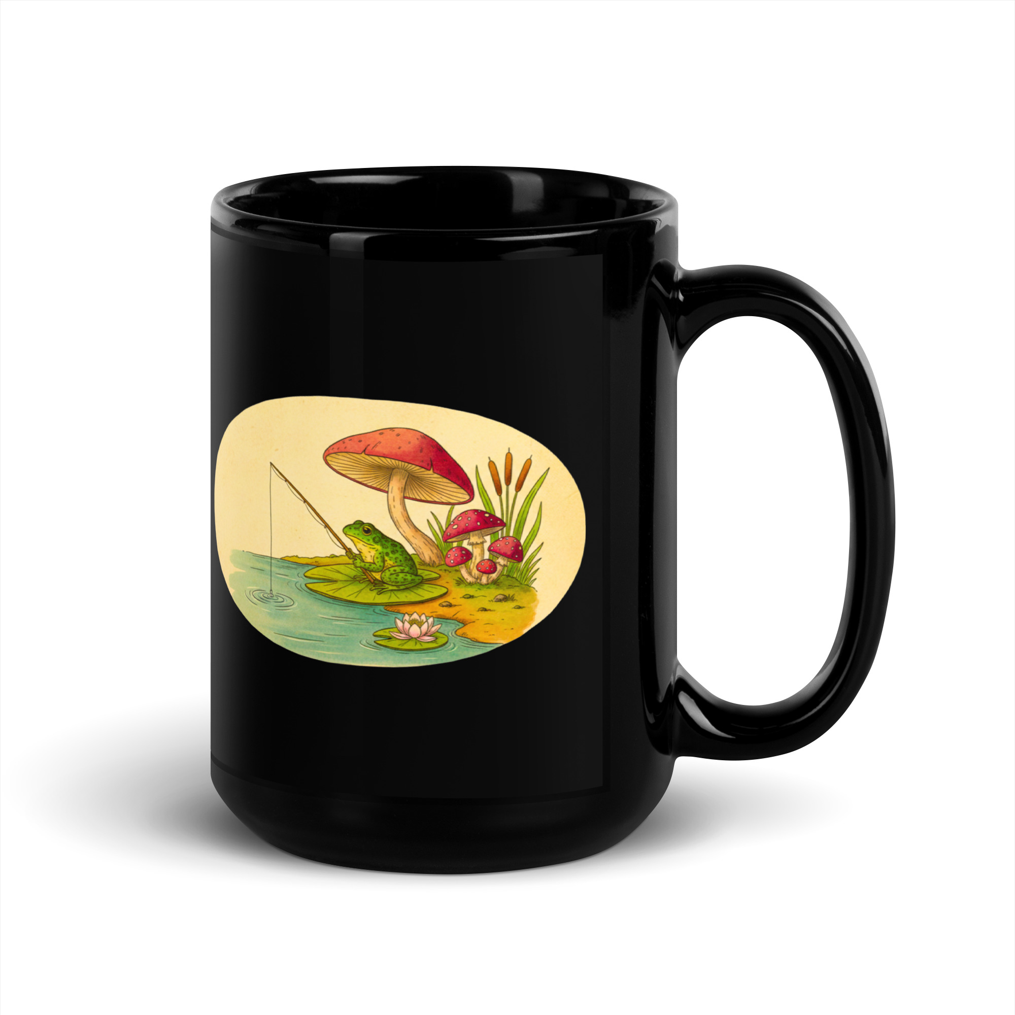 Black Glossy Mug - Image 3
