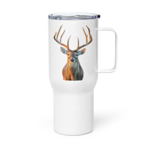 Travel mug with a handle