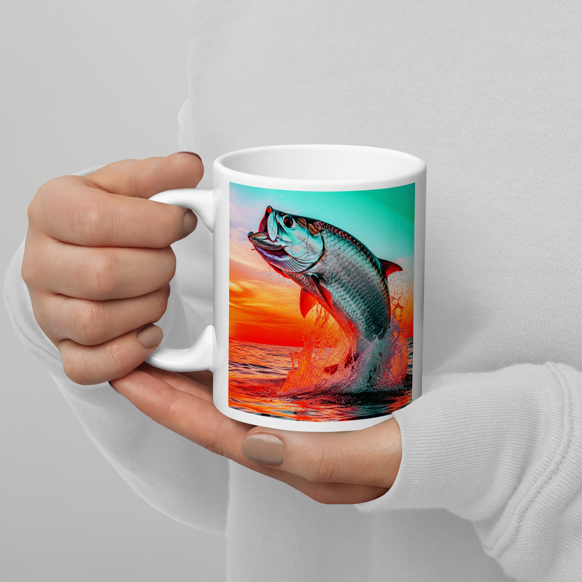 White glossy mug - Image 2