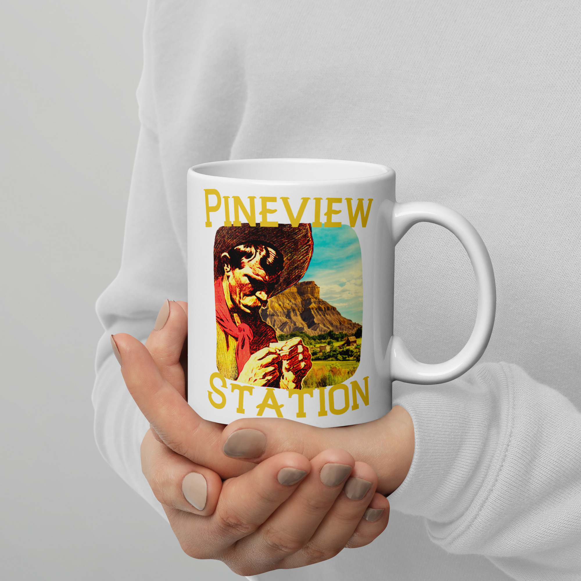 White glossy mug - Image 3